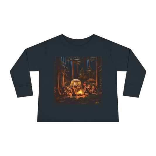 Under The Starry Skies Series Print #4 Toddler Long Sleeve Tee