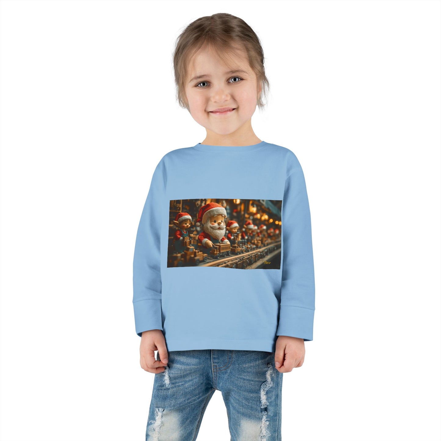 Chirstmas 2024 Series Print #3 Toddler Long Sleeve Tee