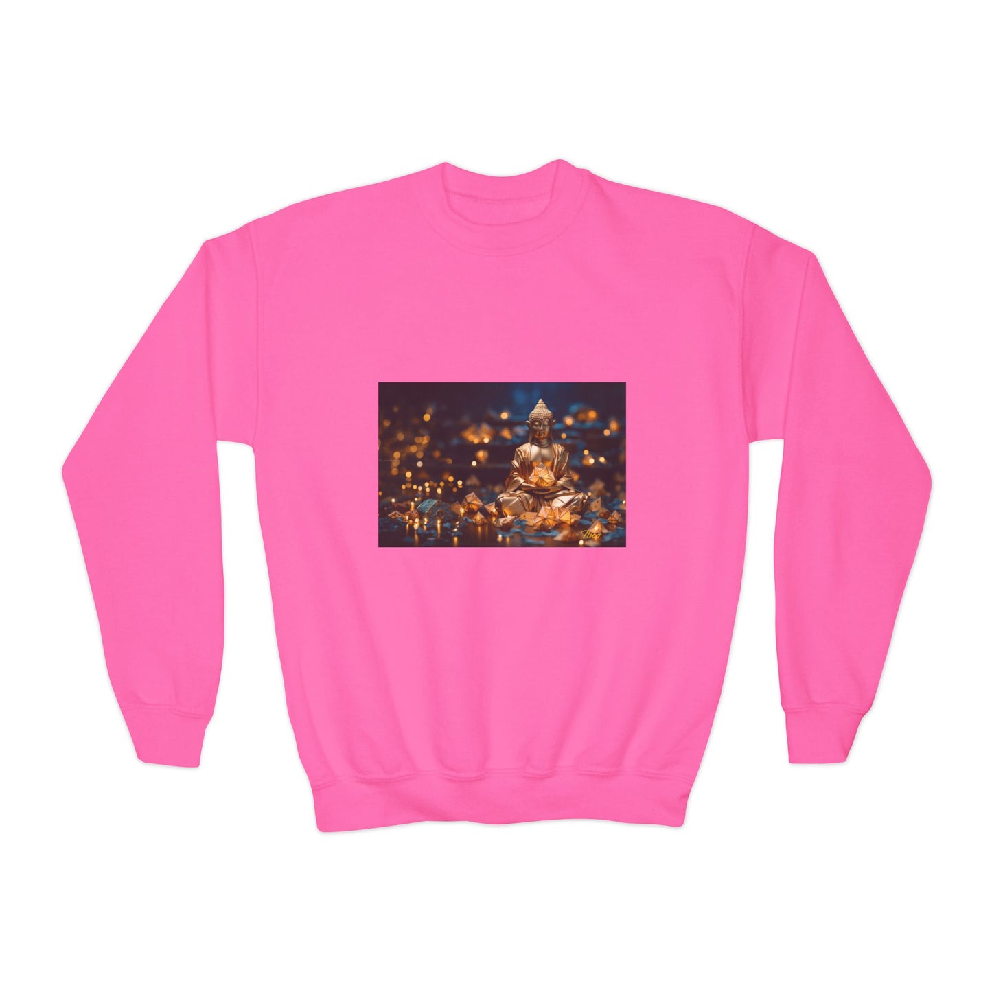 Ascending Buddah Series Print #9 Youth Crewneck Sweatshirt