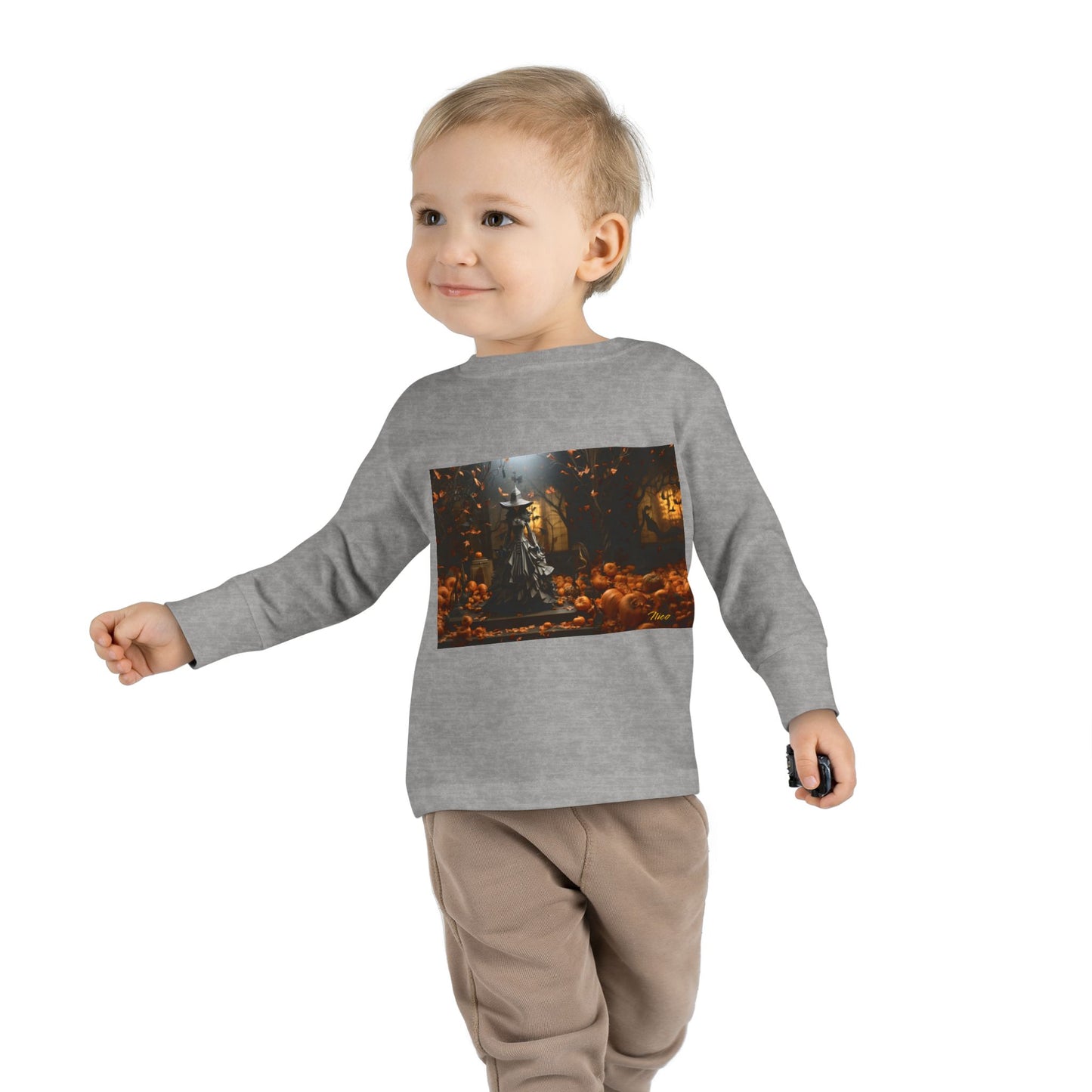 Halloween 2024 Series Print #10 Toddler Long Sleeve Tee