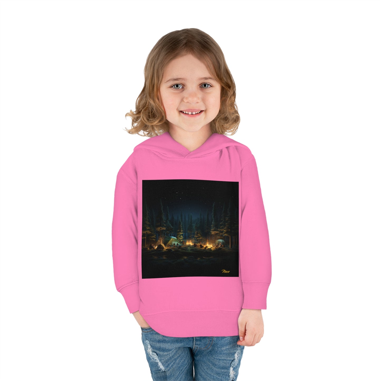 Under The Starry Skies Series Print #2 Toddler Pullover Fleece Hoodie