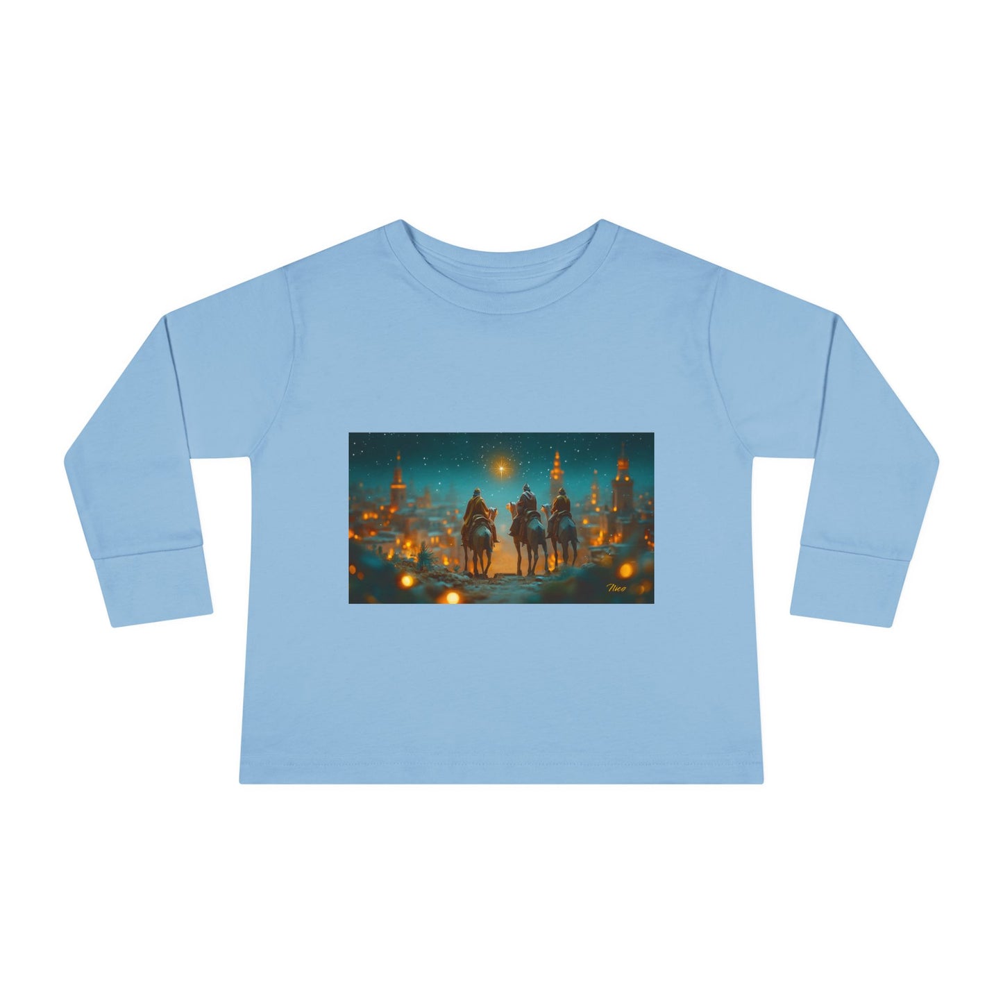 Chirstmas 2024 Series Print #9 Toddler Long Sleeve Tee