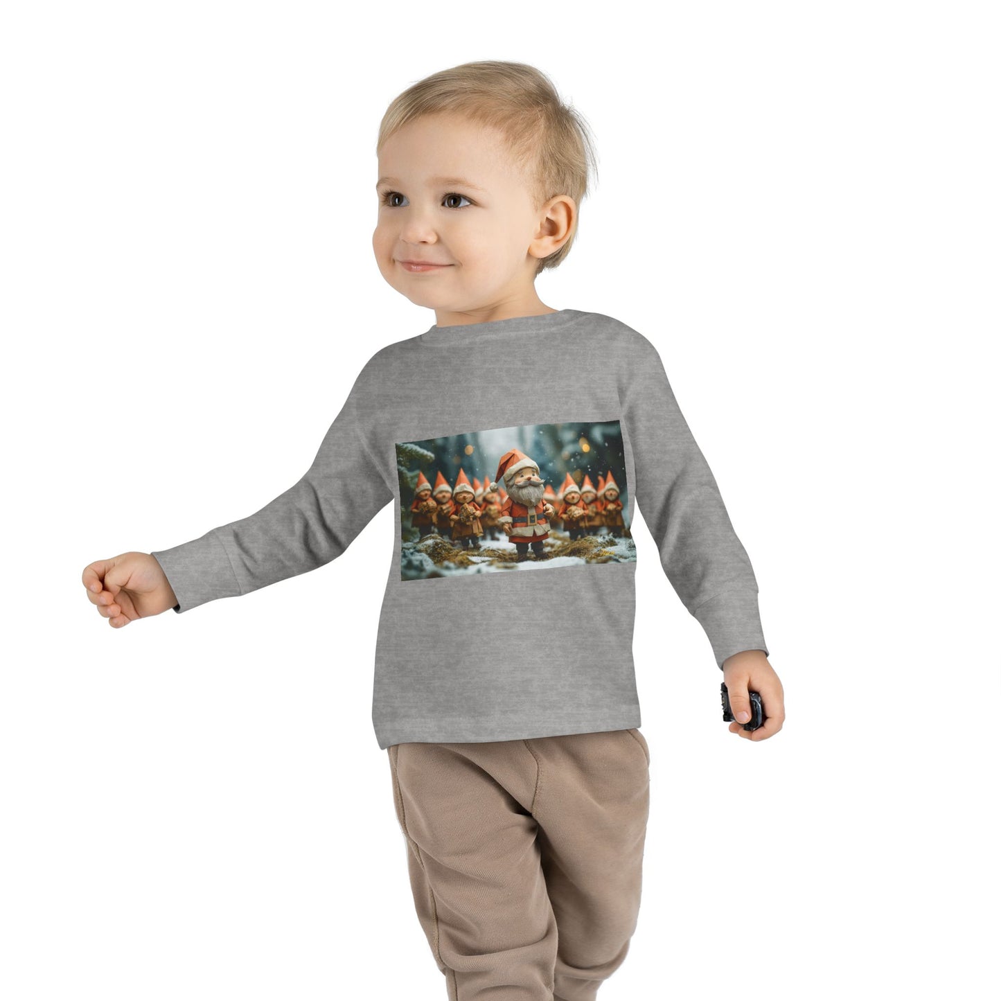 Chirstmas 2024 Series Print #4 Toddler Long Sleeve Tee