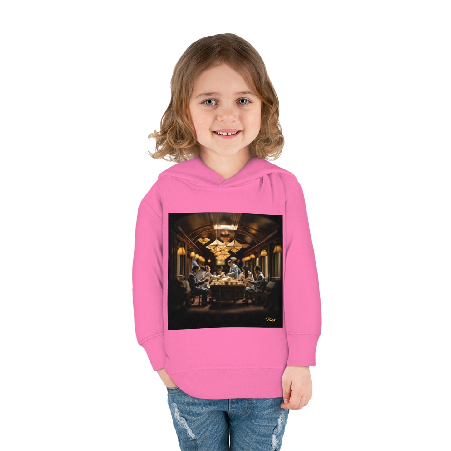 Orient Express Series Print #6 Toddler Pullover Fleece Hoodie