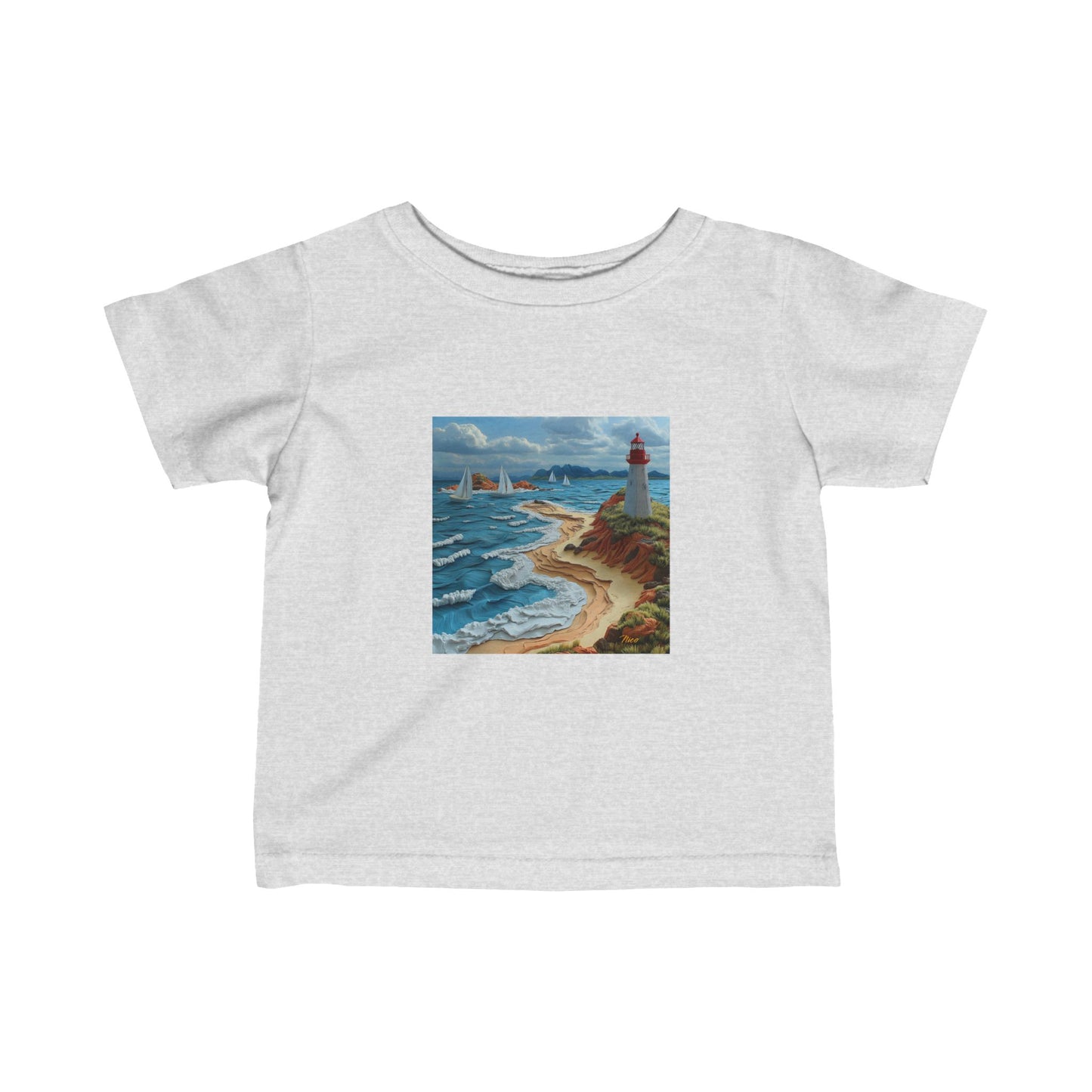 By The Seaside Series Print #4 Infant Fine Jersey Tee