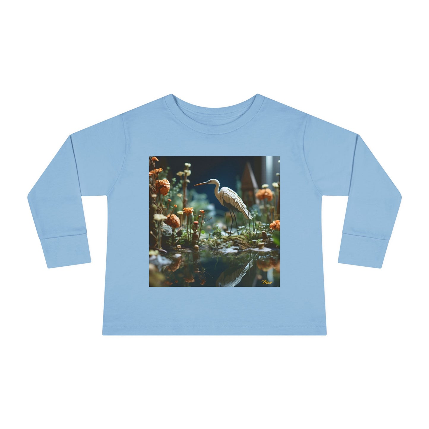 Born On A Bayou Series Print #1 Toddler Long Sleeve Tee