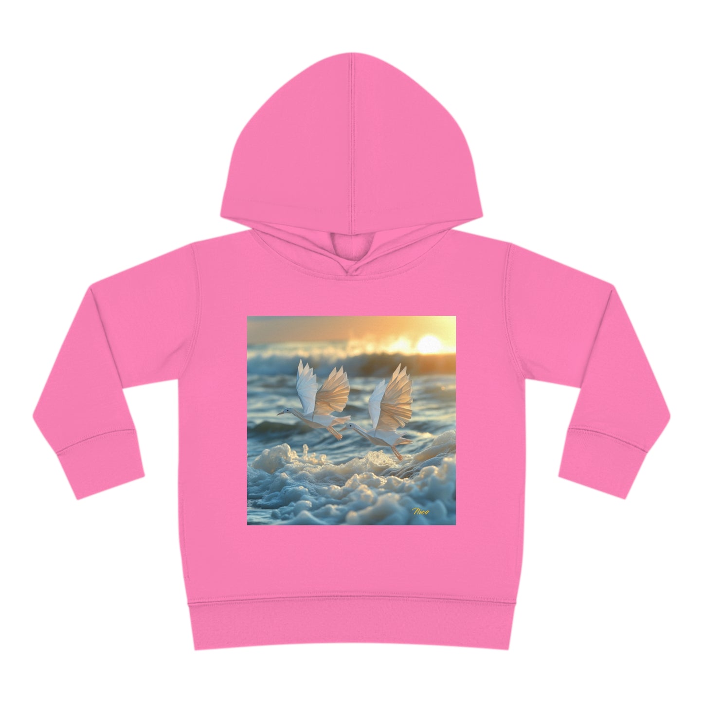 By The Seaside Series Print #5 Toddler Pullover Fleece Hoodie