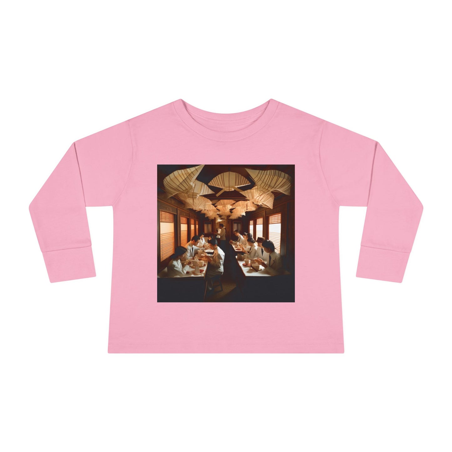 Orient Express Series Print #4 Toddler Long Sleeve Tee