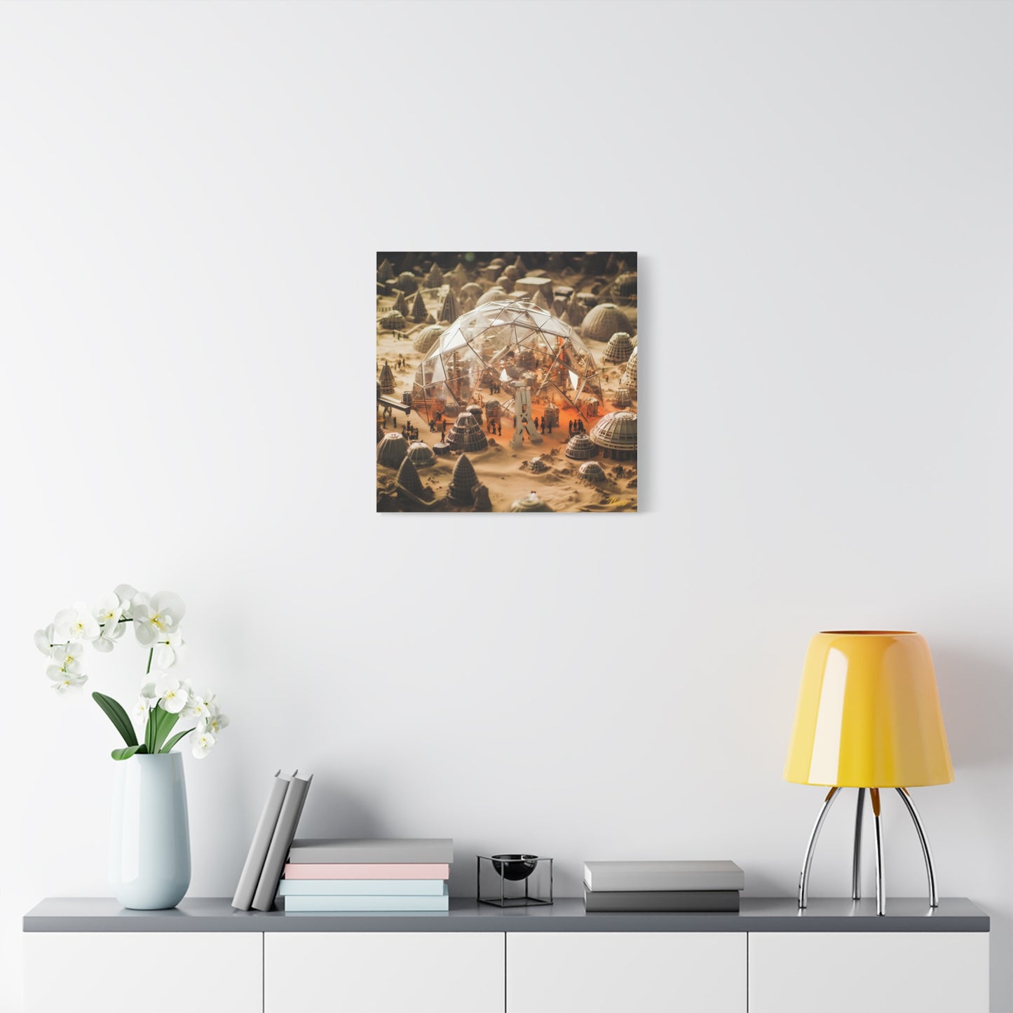 Elons' Dream Series Print #9 - Streched Matte Canvas Print, 1.25" Thick