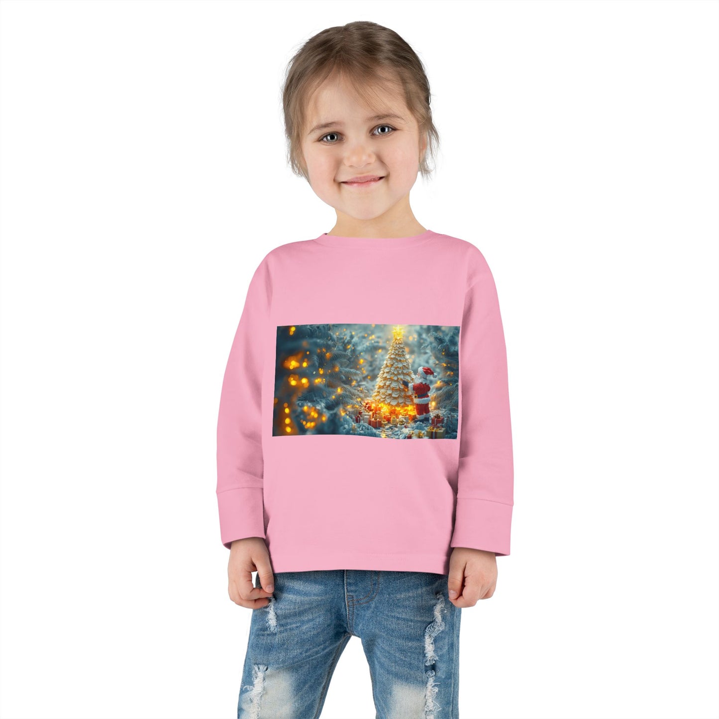 Chirstmas 2024 Series Print #10 Toddler Long Sleeve Tee