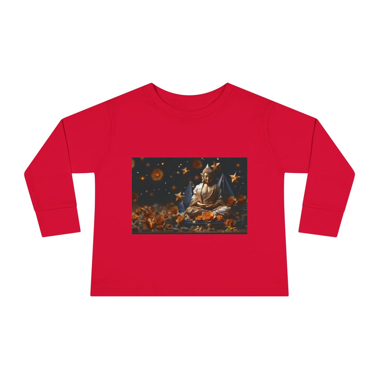 Ascending Buddha Series Print #5 Toddler Long Sleeve Tee