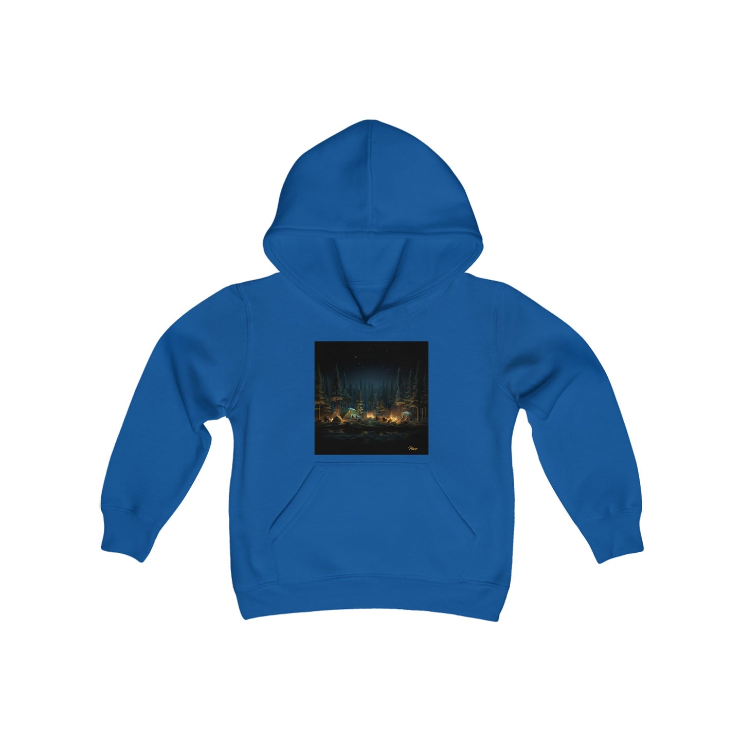 Under The Starry Skies Series Print #2 Youth Heavy Blend Hooded Sweatshirt