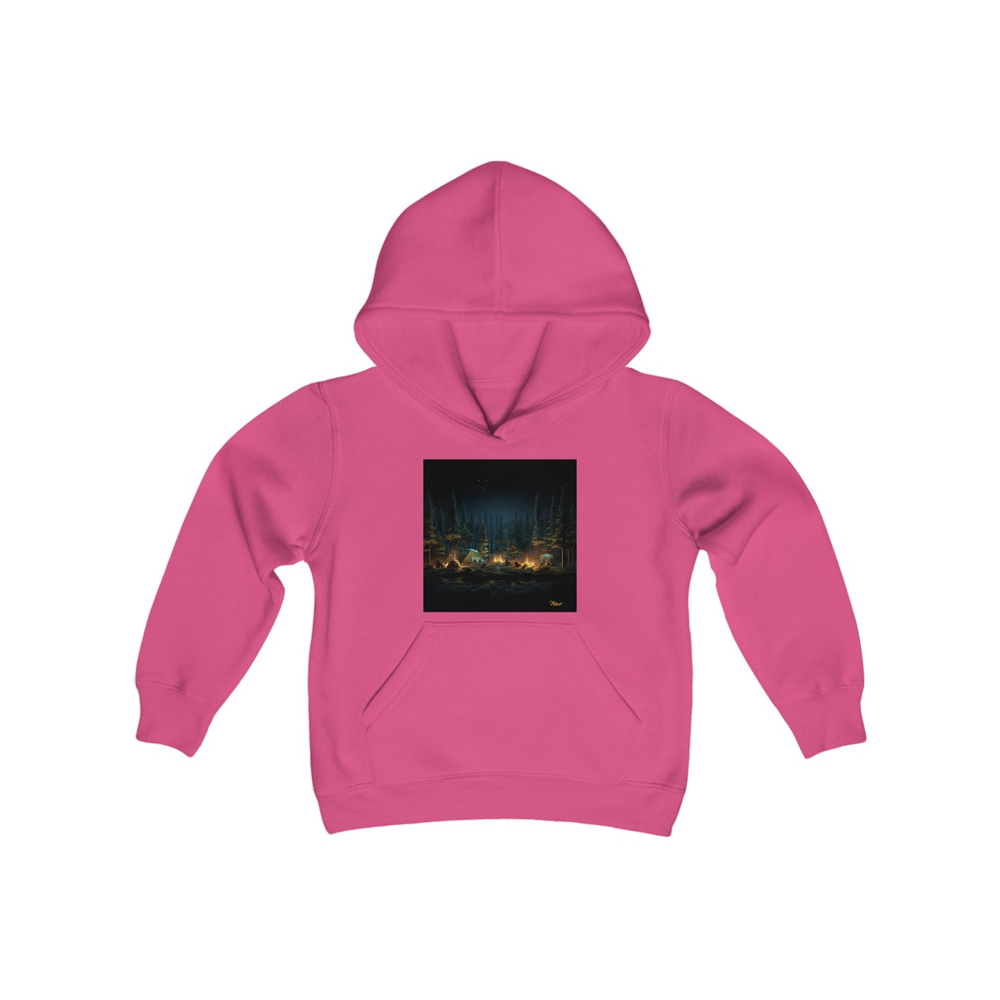 Under The Starry Skies Series Print #2 Youth Heavy Blend Hooded Sweatshirt