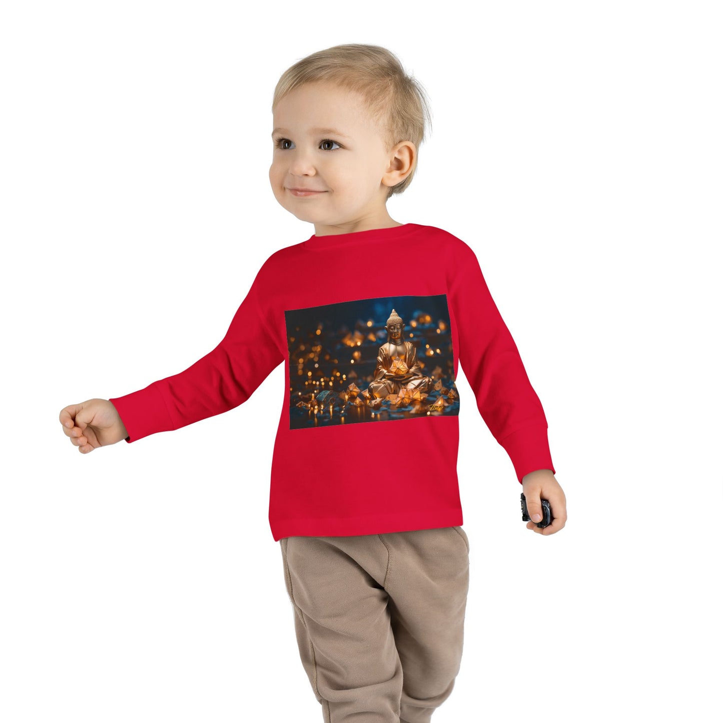 Ascending Buddha Series Print #10 Toddler Long Sleeve Tee