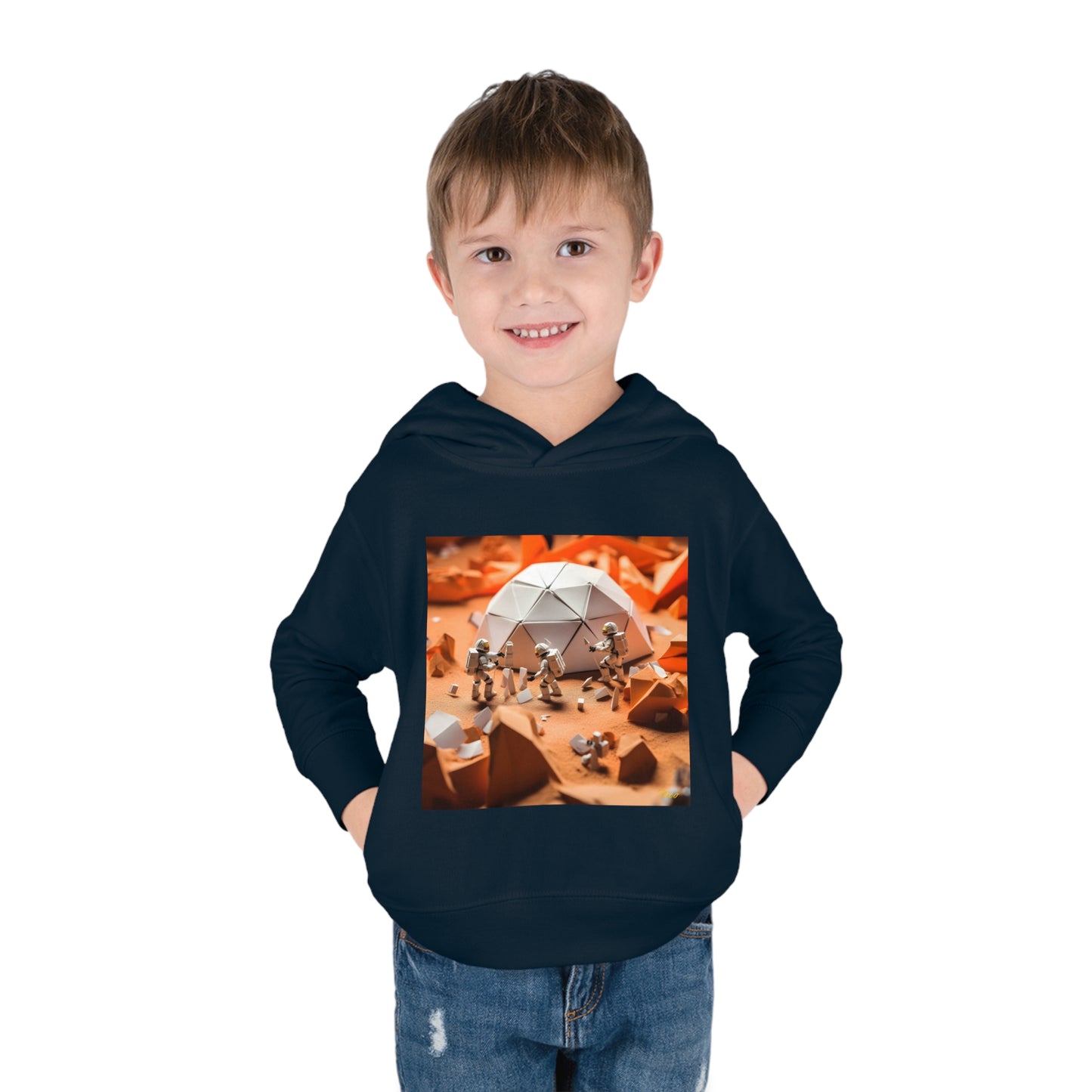 Elons' Dream Series Print #8 Toddler Pullover Fleece Hoodie