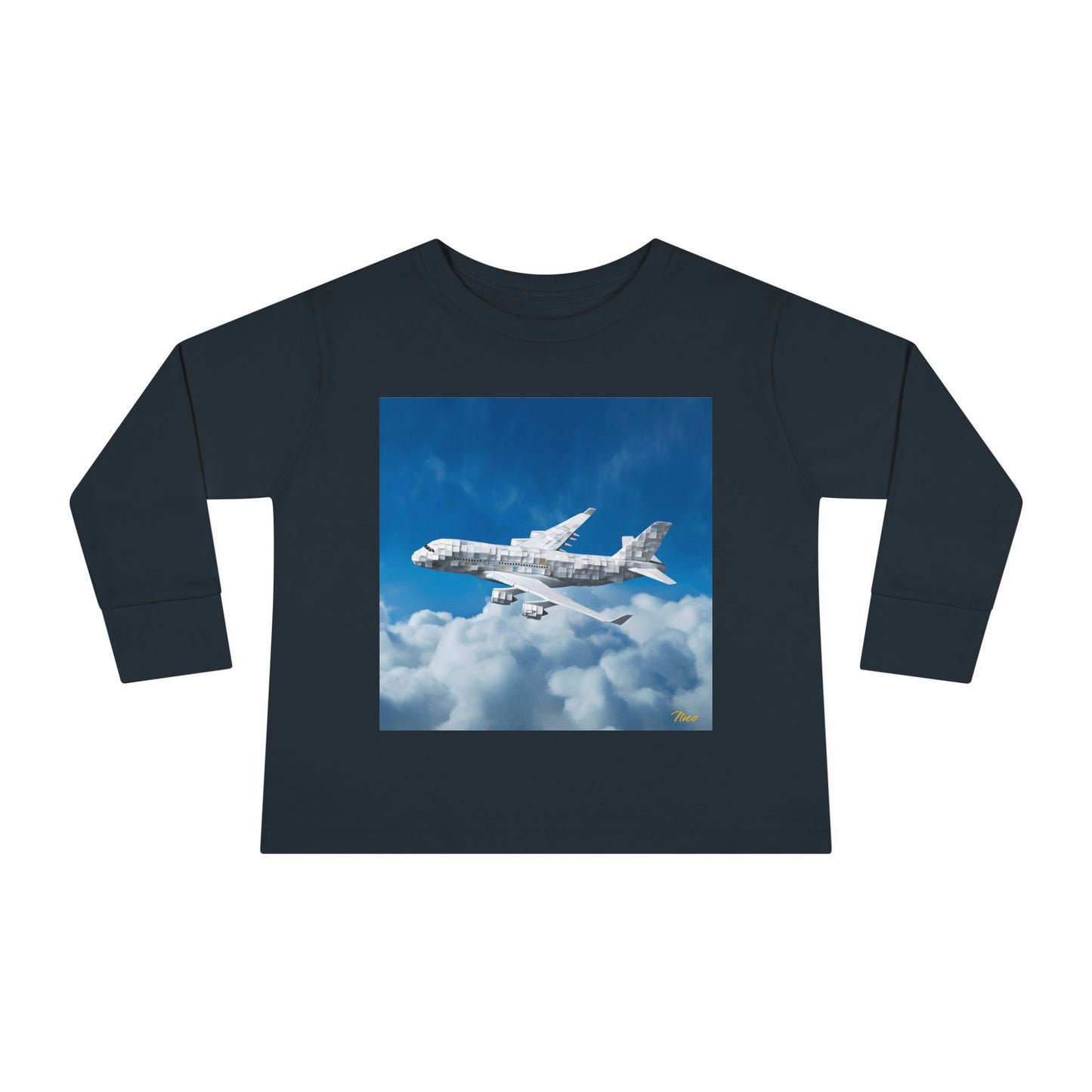 Big Ol' Jet Airliner Series Print #5 Toddler Long Sleeve Tee