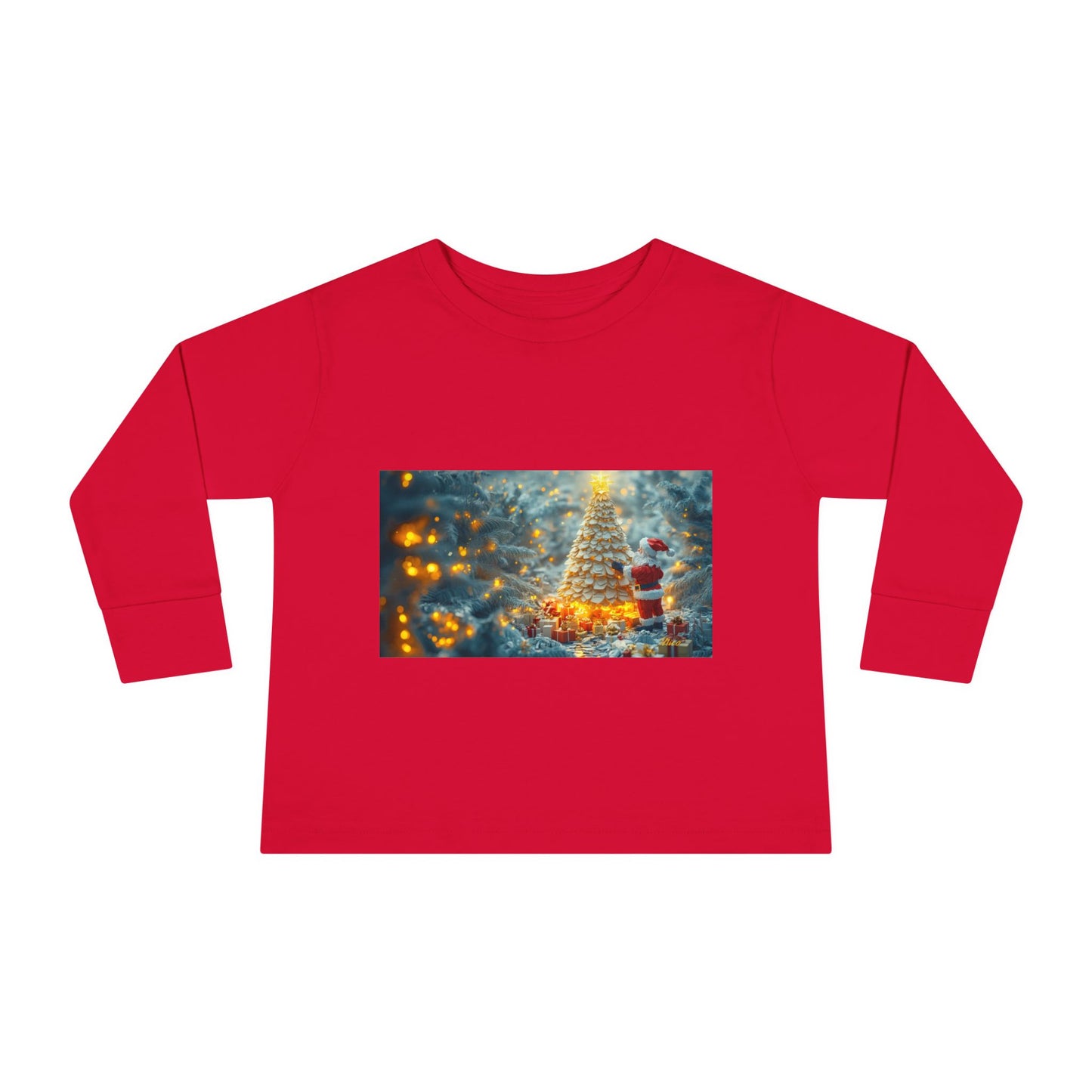 Chirstmas 2024 Series Print #10 Toddler Long Sleeve Tee