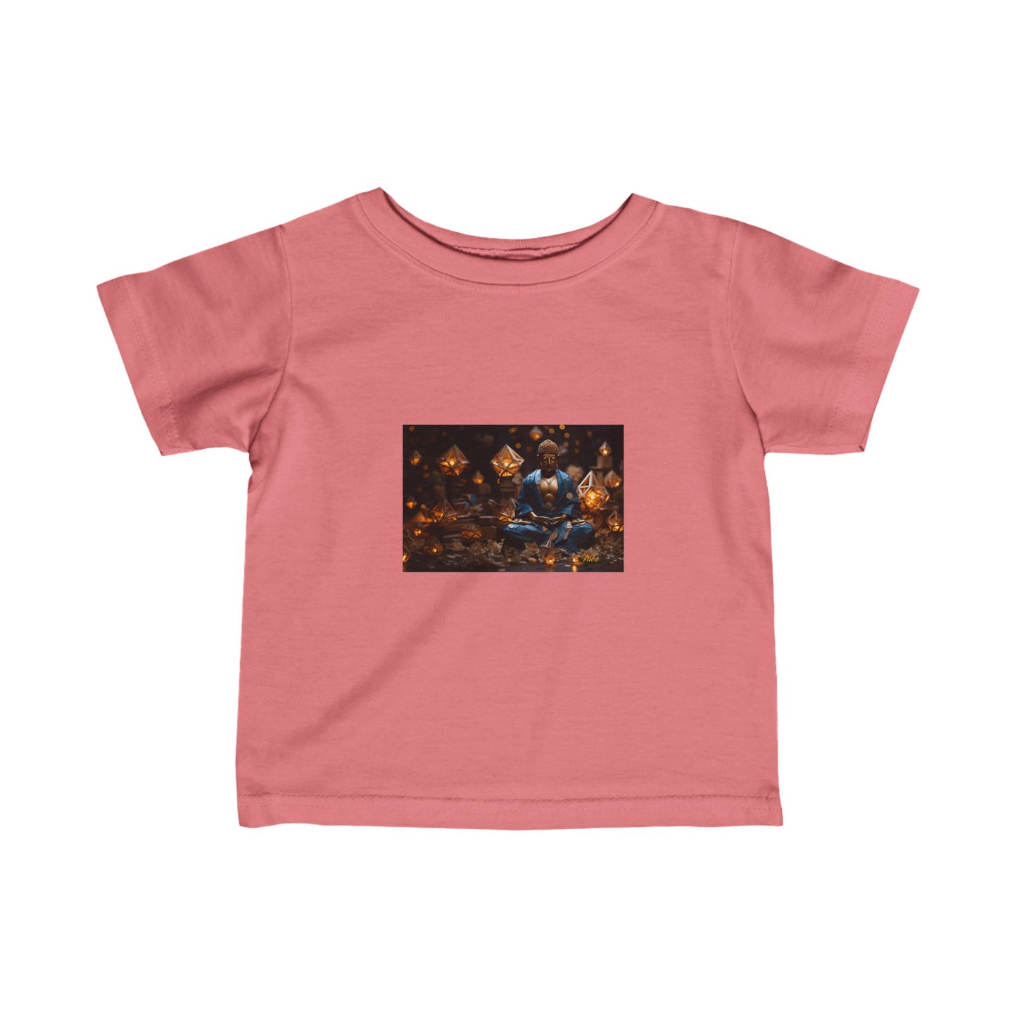 Ascending Buddah Series Print #3 Series Print #10 Infant Fine Jersey Tee