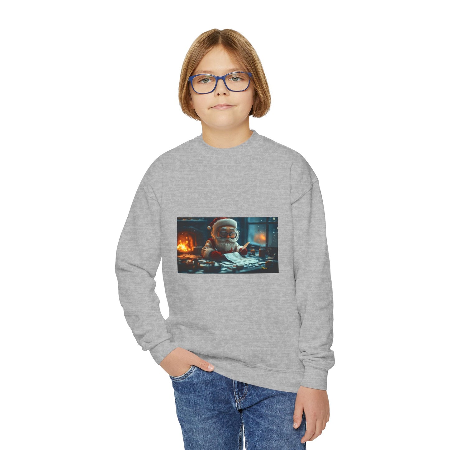 Chirstmas 2024 Series Print #1 Youth Crewneck Sweatshirt