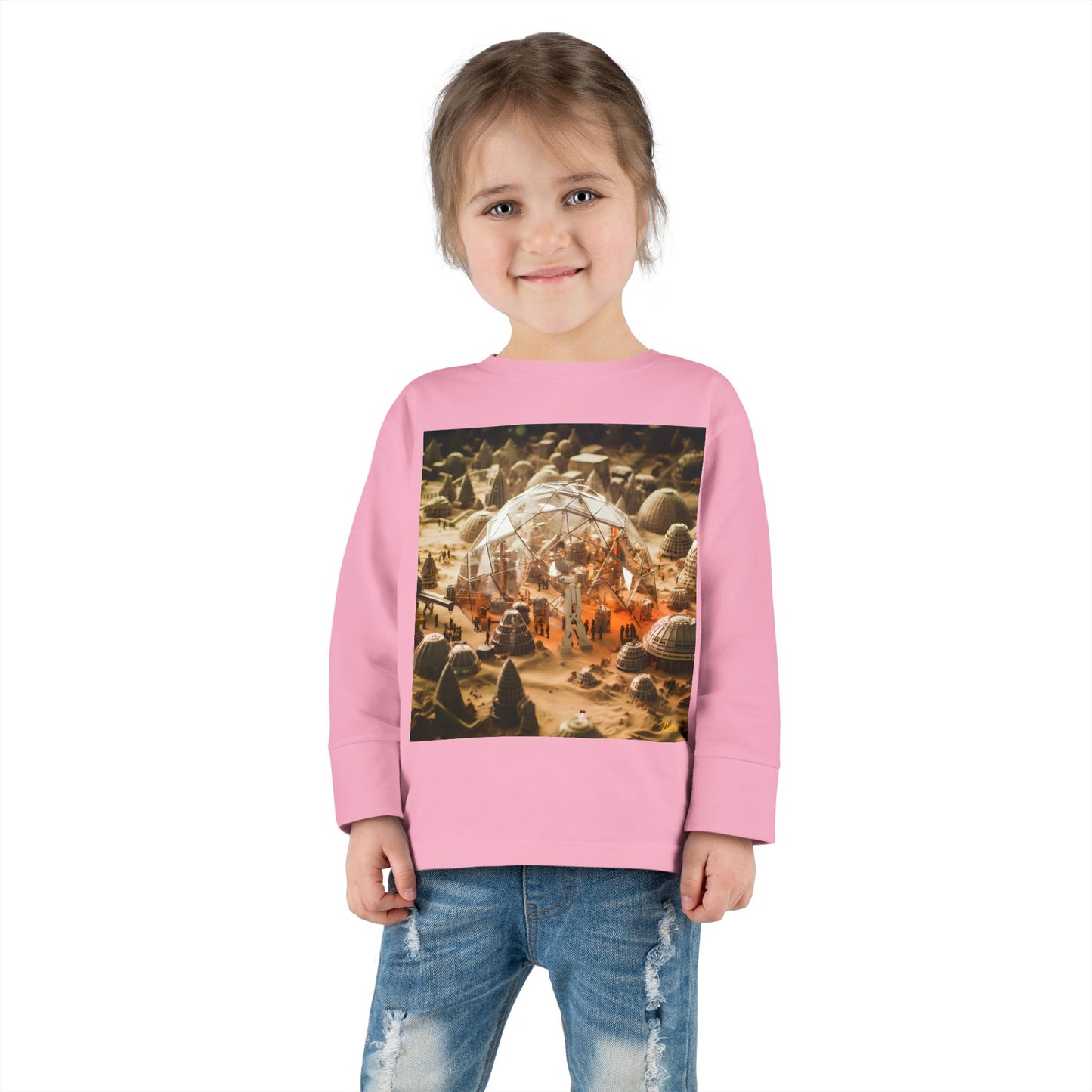 Elons' Dream Series Print #9 Toddler Long Sleeve Tee