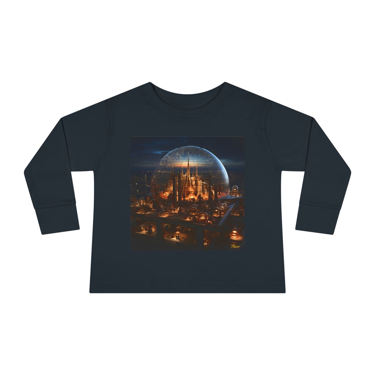 Elons' Dream Series Print #10 Toddler Long Sleeve Tee