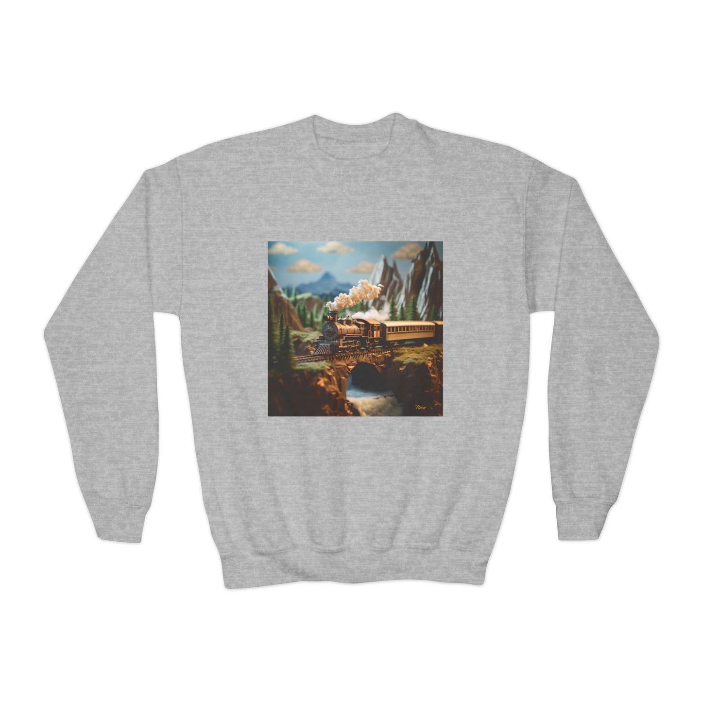 Orient Express Series Print #5 Youth Crewneck Sweatshirt