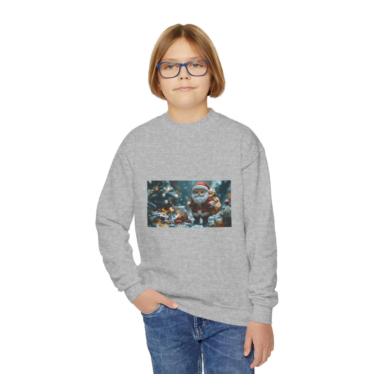 Chirstmas 2024 Series Print #5 Youth Crewneck Sweatshirt