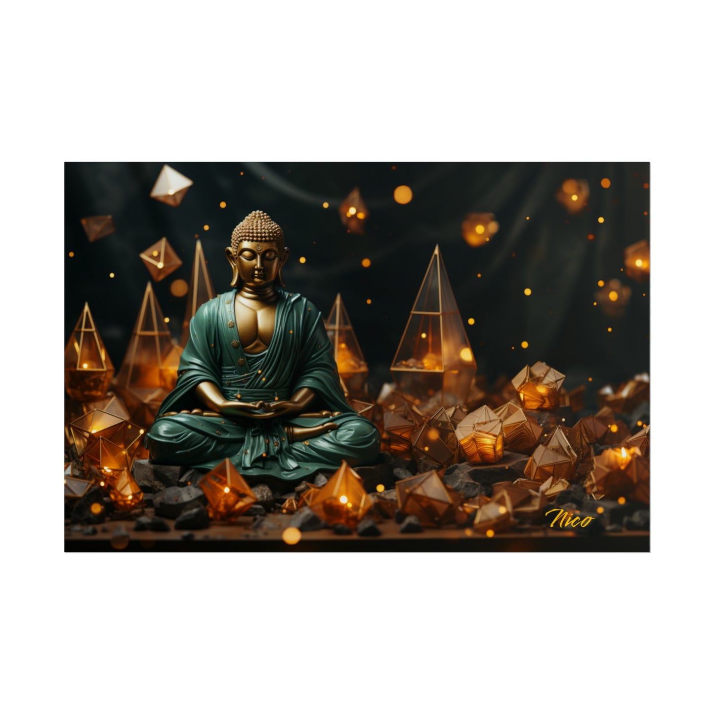 Ascending Buddha Series Print #4 - Fine Art, Matte or Semi-Gloss Print