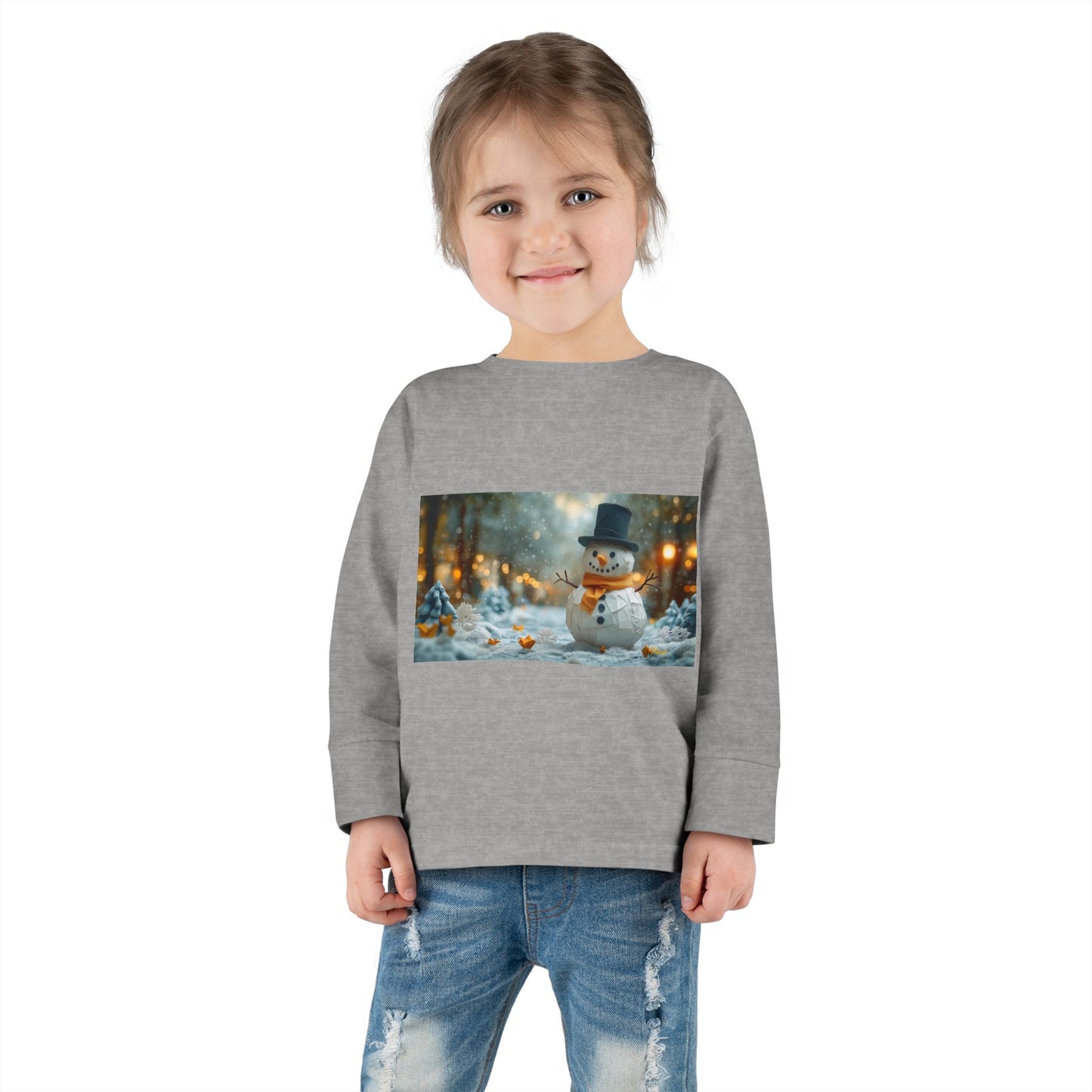 Chirstmas 2024 Series Print #11 Toddler Long Sleeve Tee