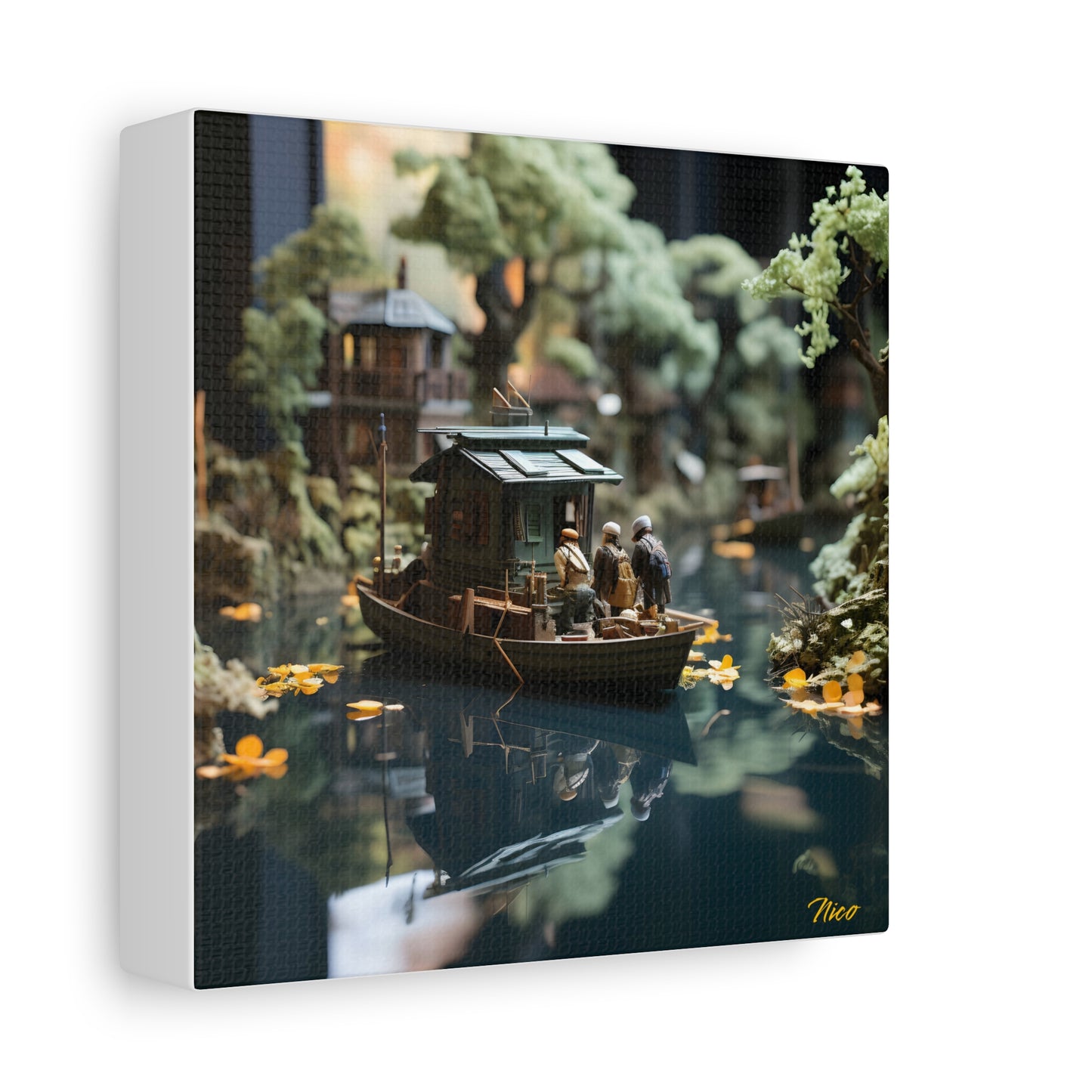 Born On A Bayou Print #2 - Streached Matte Canvas Print, 1.25" Thick