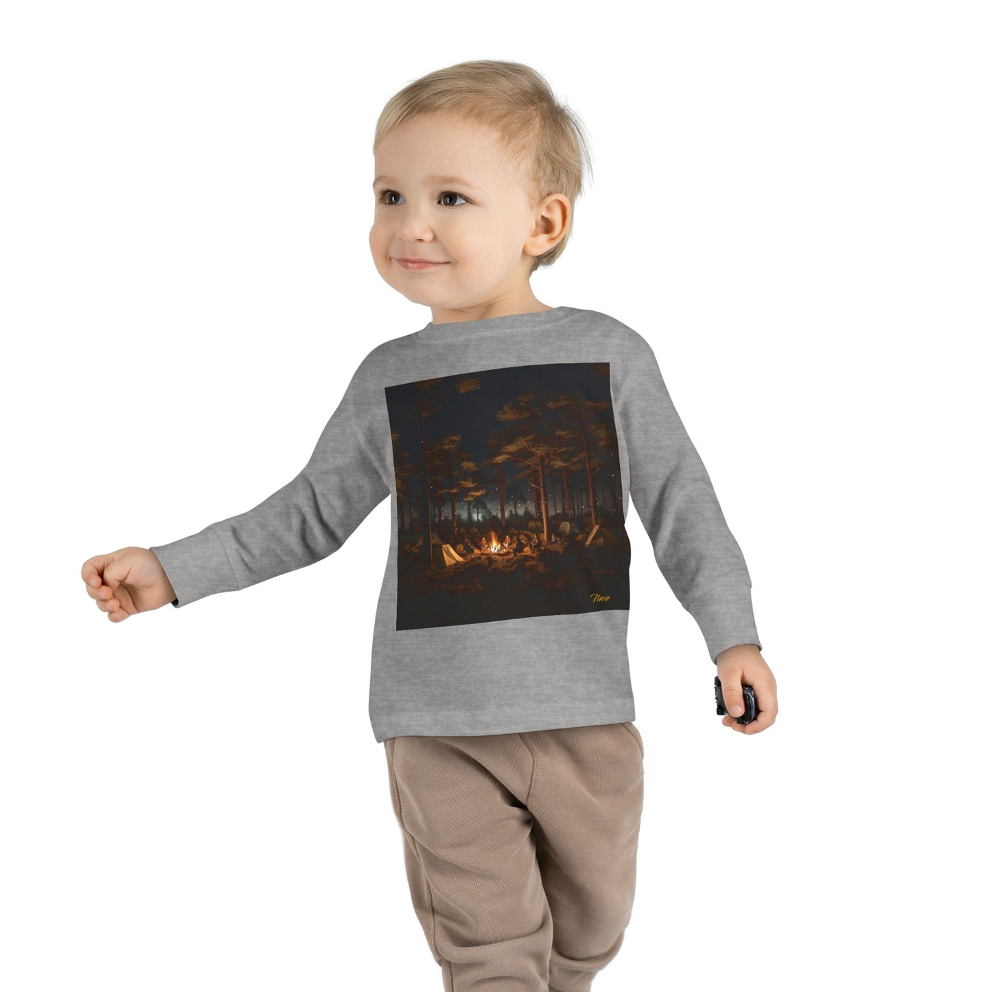 Under The Starry Skies Series Print #9 Toddler Long Sleeve Tee