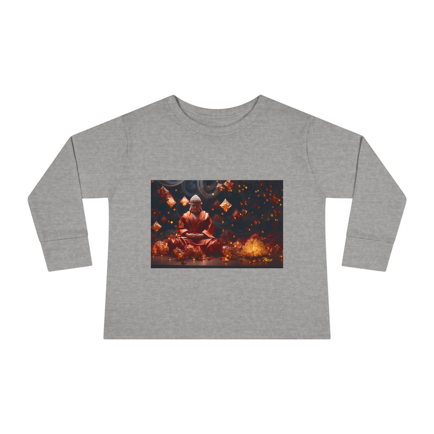 Ascending Buddha Series Print #7 Toddler Long Sleeve Tee