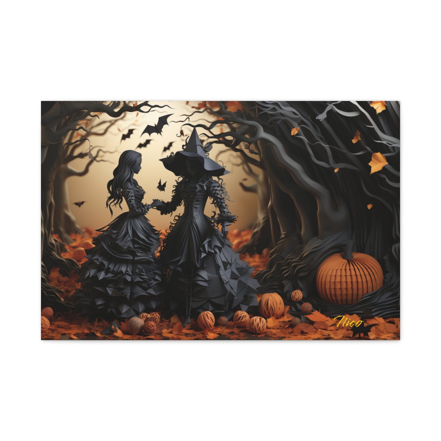 Halloween 2023 Series Print #9 - Streched Matte Canvas Print, 1.25" Thick