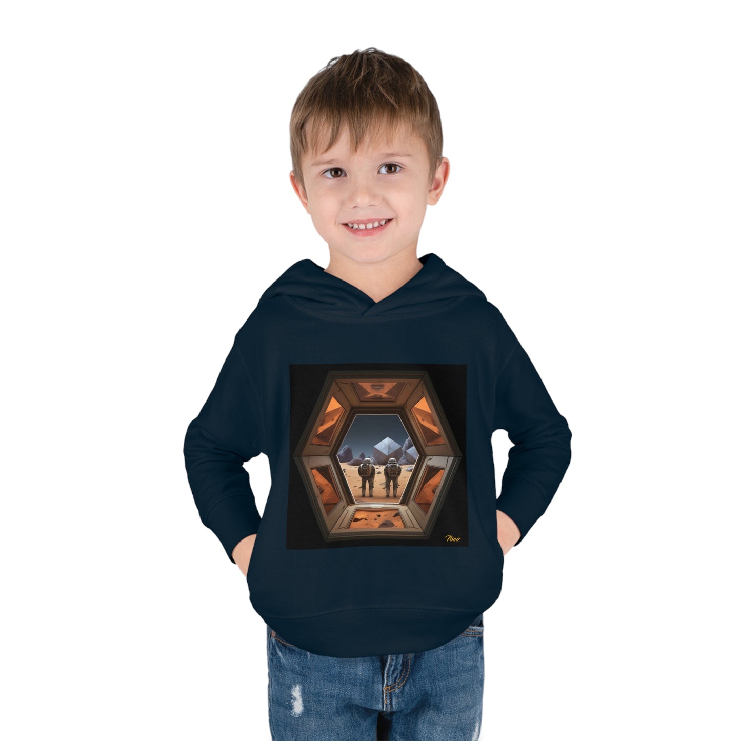 Elons' Dream Series Print #7 Toddler Pullover Fleece Hoodie