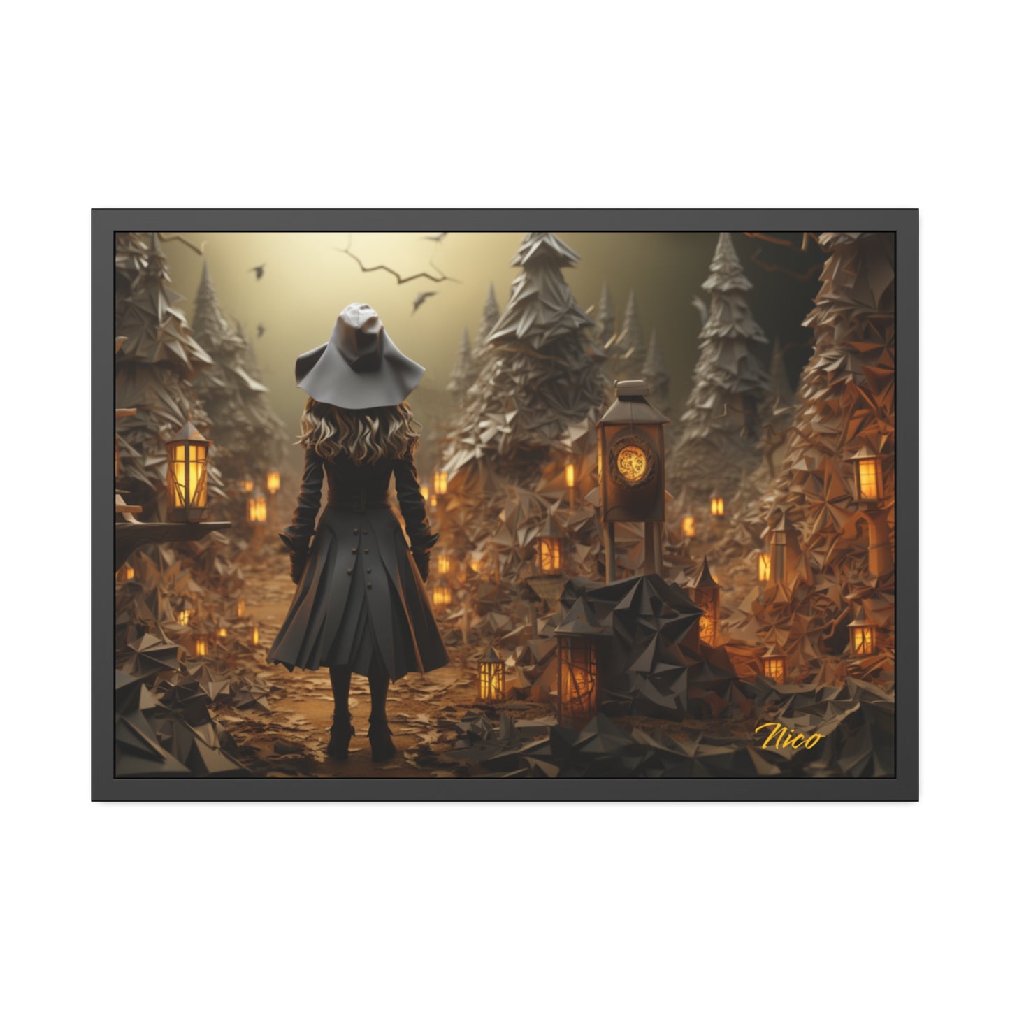 Halloween 2024 Series Print #3 - Framed Fine Art Paper Print