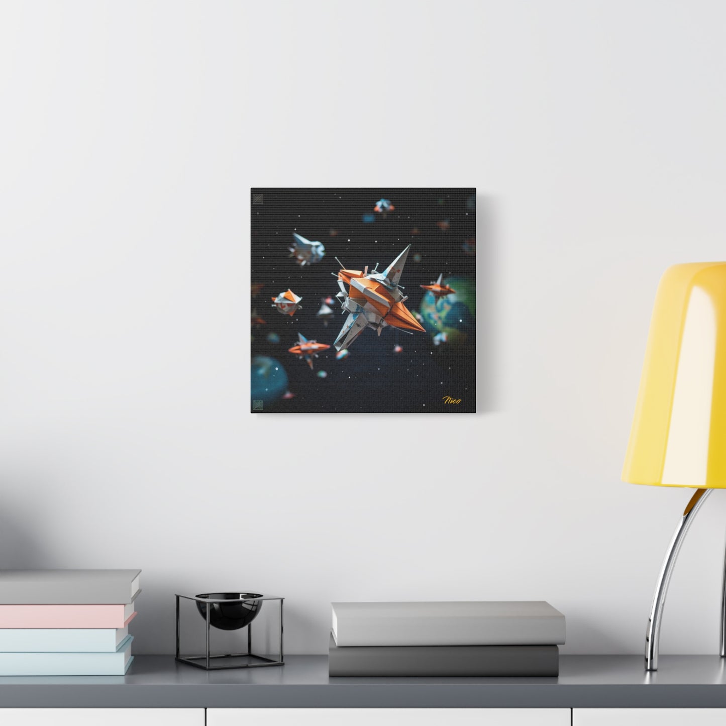 Elons' Dream Series Print #1 - Streched Matte Canvas Print, 1.25" Thick