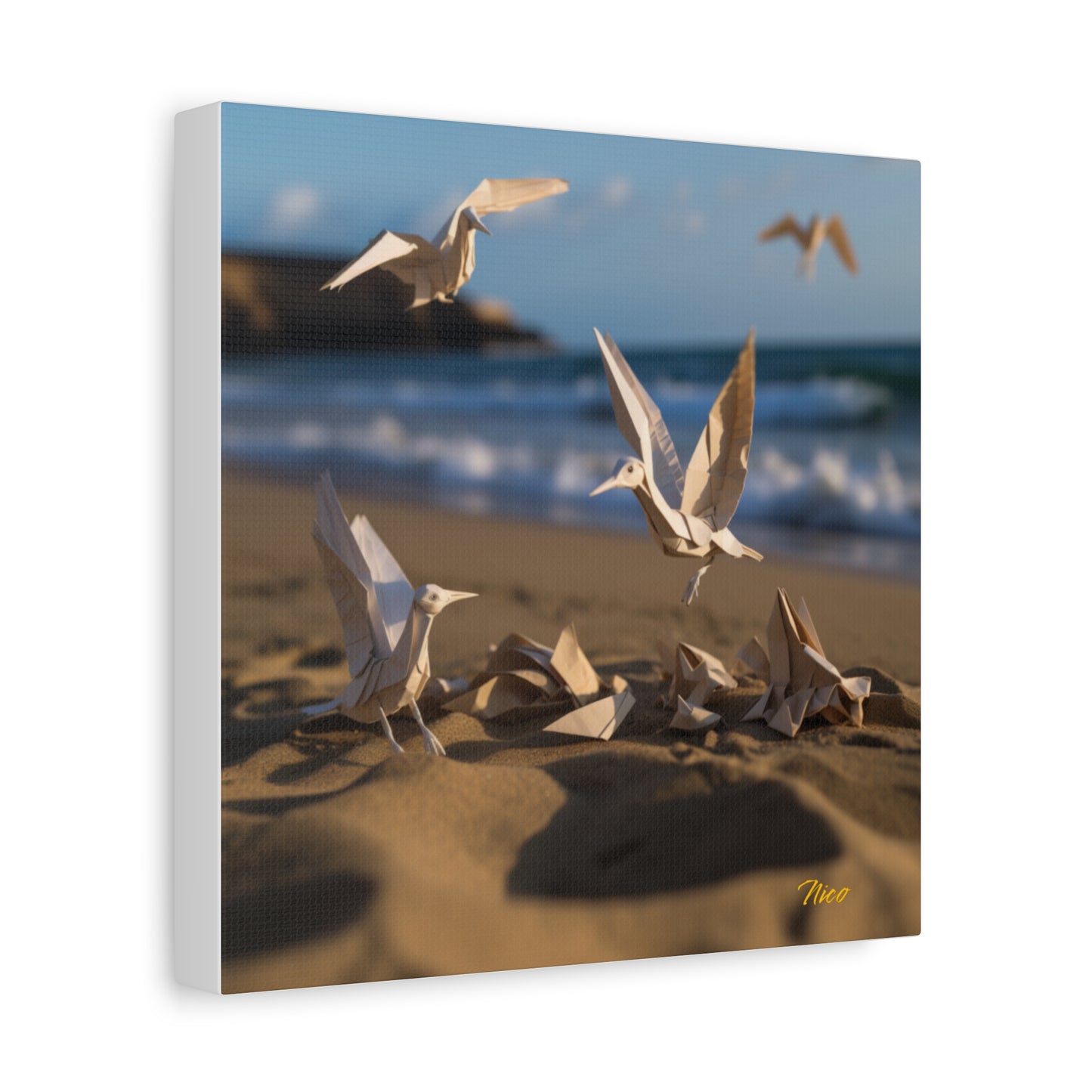 By The Seaside Series Print #7 - Streched Matte Canvas Print, 1.25" Thick