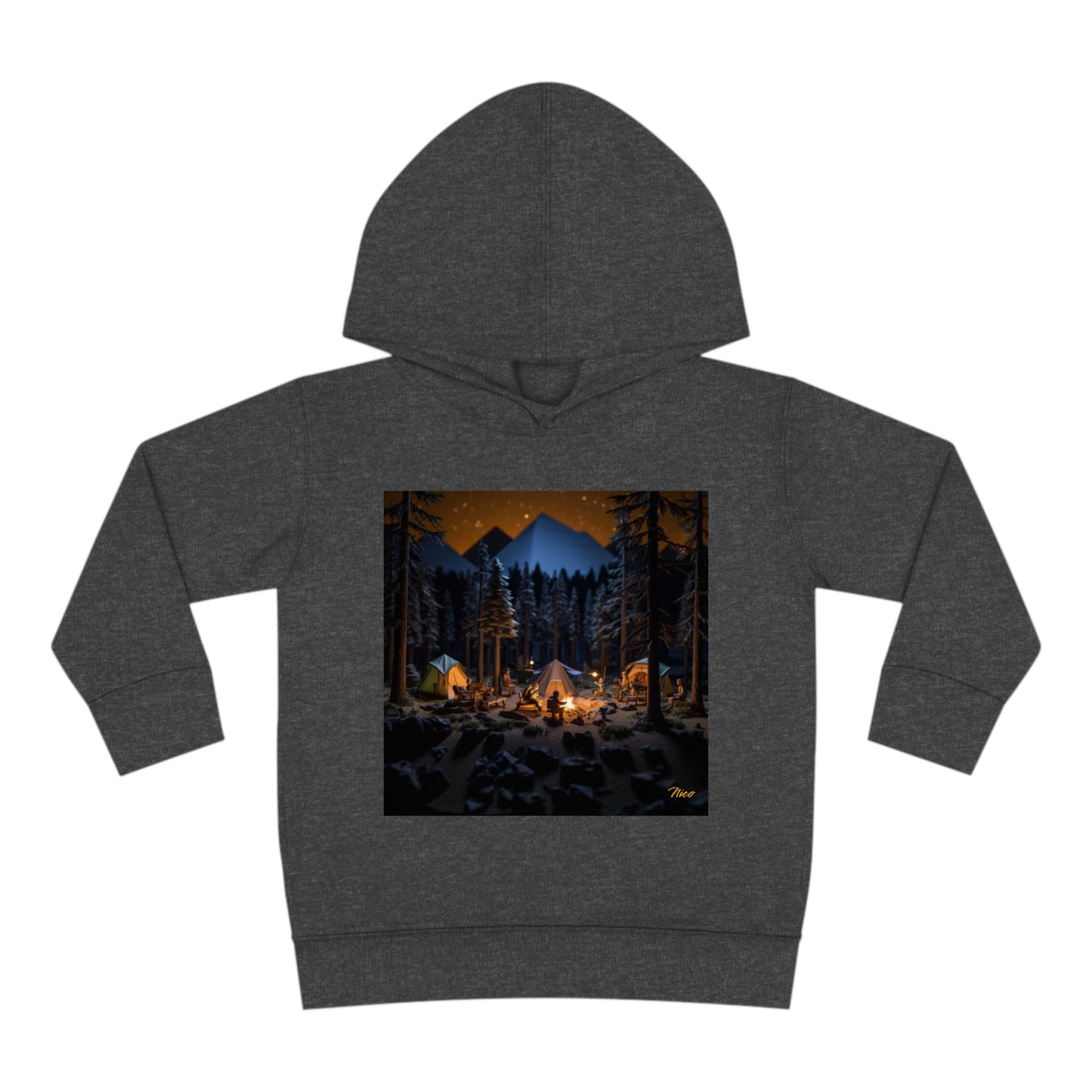 Under The Starry Skies Series Print #1 Toddler Pullover Fleece Hoodie