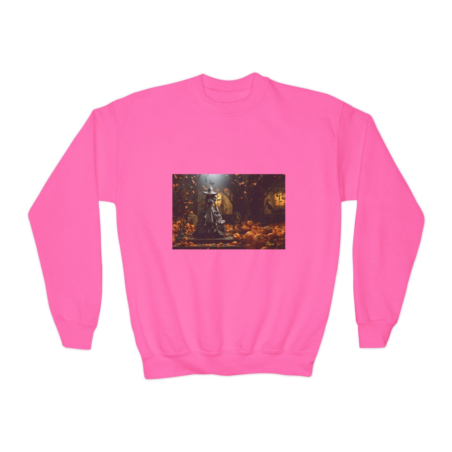 Halloween 2024 Series Print #10 Youth Crewneck Sweatshirt