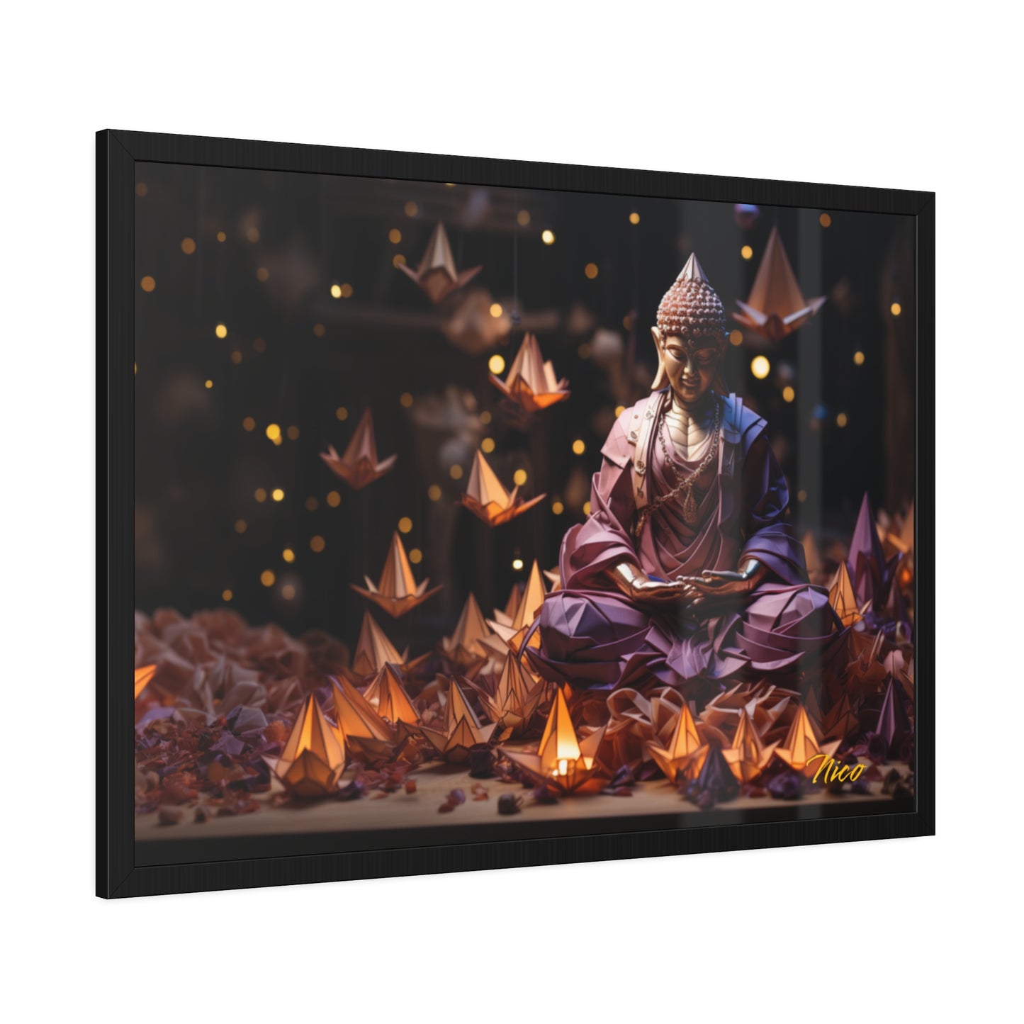 Ascending Buddha Series Print #6 - Framed Fine Art Paper Print