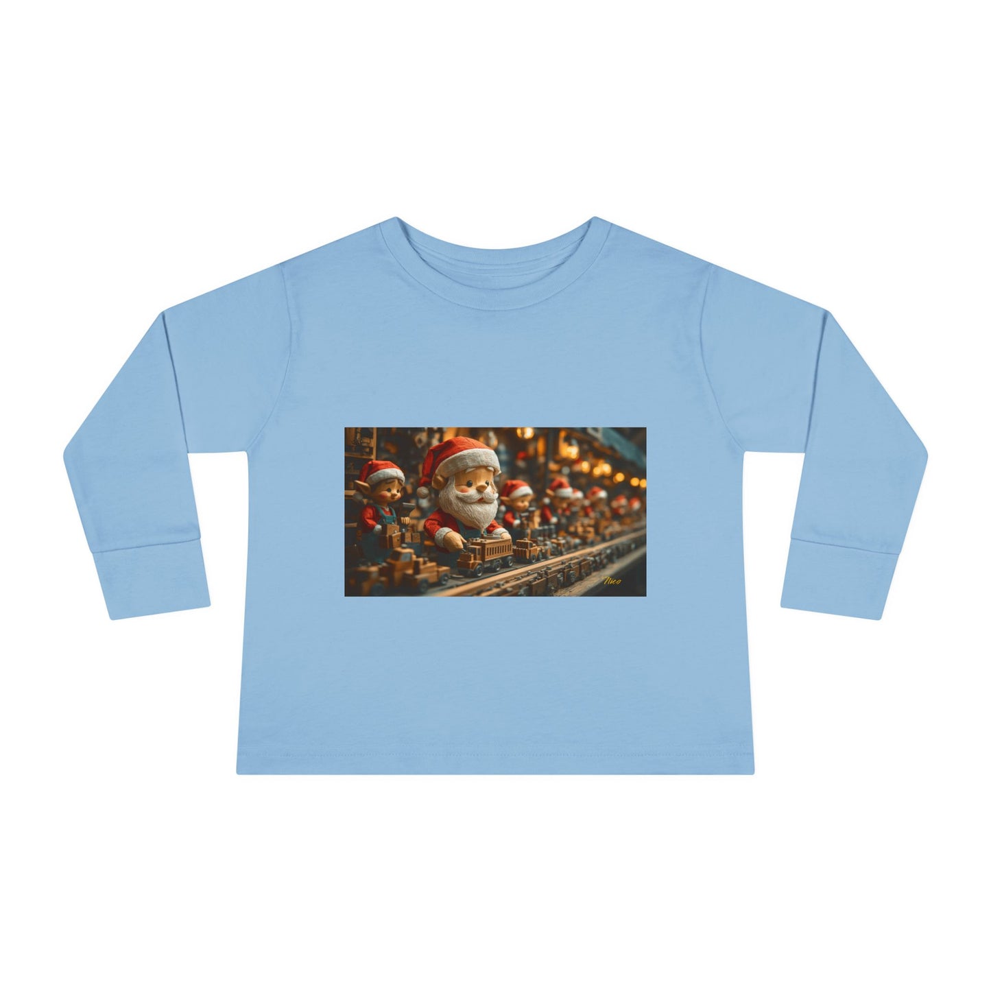 Chirstmas 2024 Series Print #3 Toddler Long Sleeve Tee