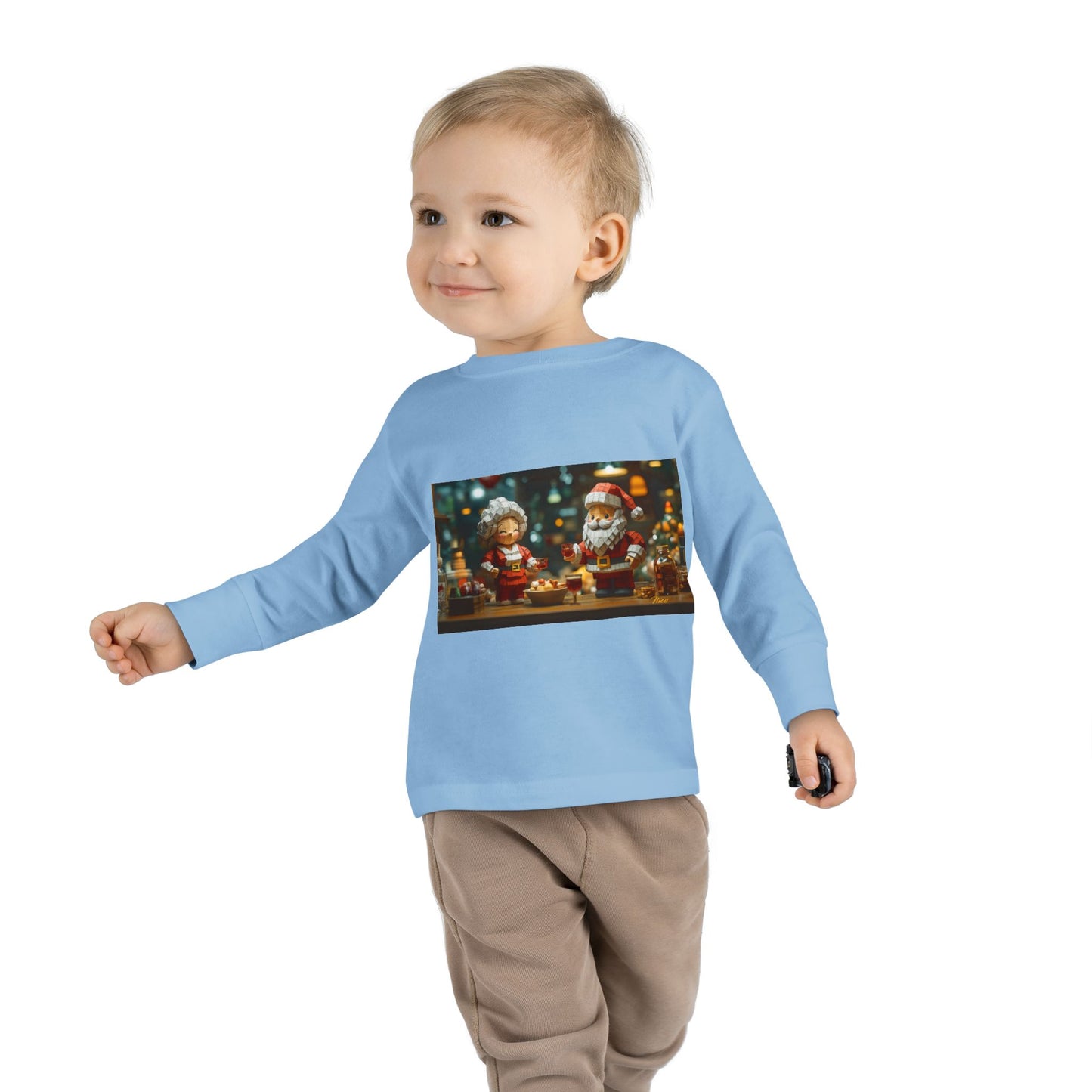 Chirstmas 2024 Series Print #2 Toddler Long Sleeve Tee