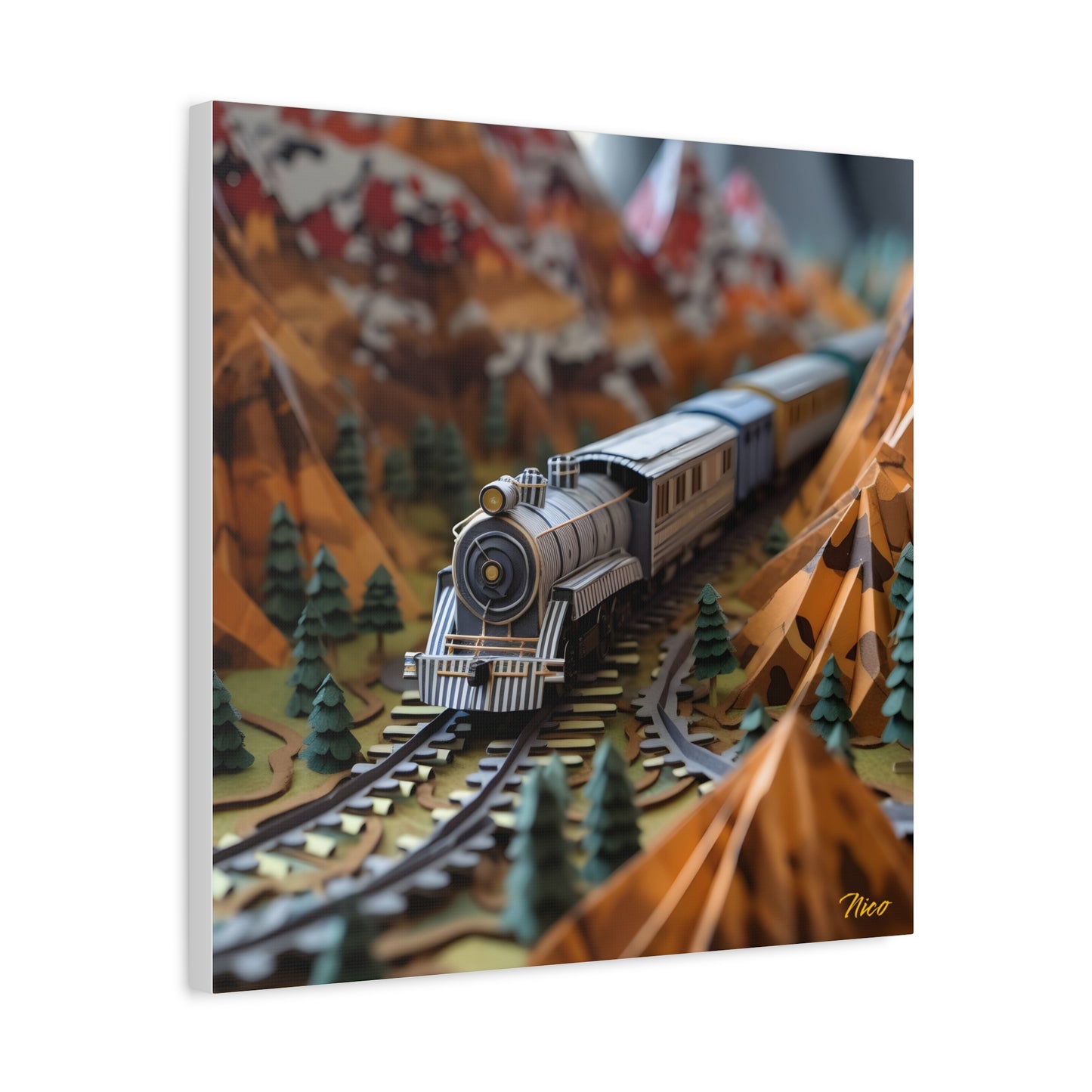 Orient Express Series Print #5 - Streched Matte Canvas Print, 1.25" Thick