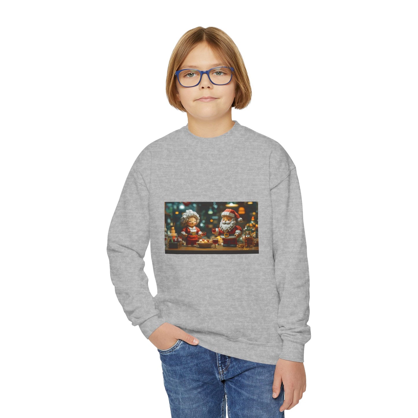 Chirstmas 2024 Series Print #2 Youth Crewneck Sweatshirt