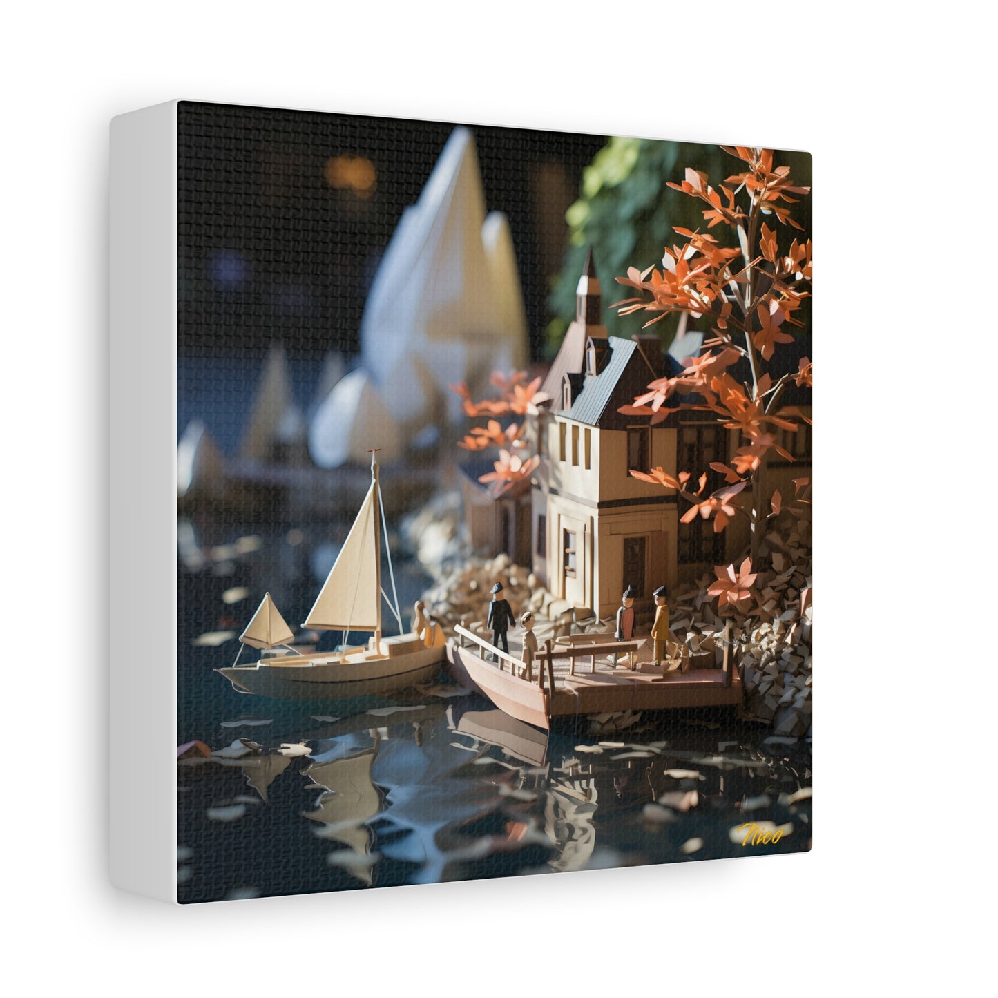 On The Docks By The Bay Series Print #9 - Streched Matte Canvas Print, 1.25" Thick