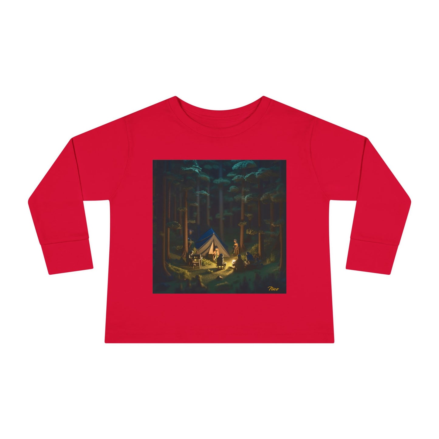 Under The Starry Skies Series Print #6 Toddler Long Sleeve Tee