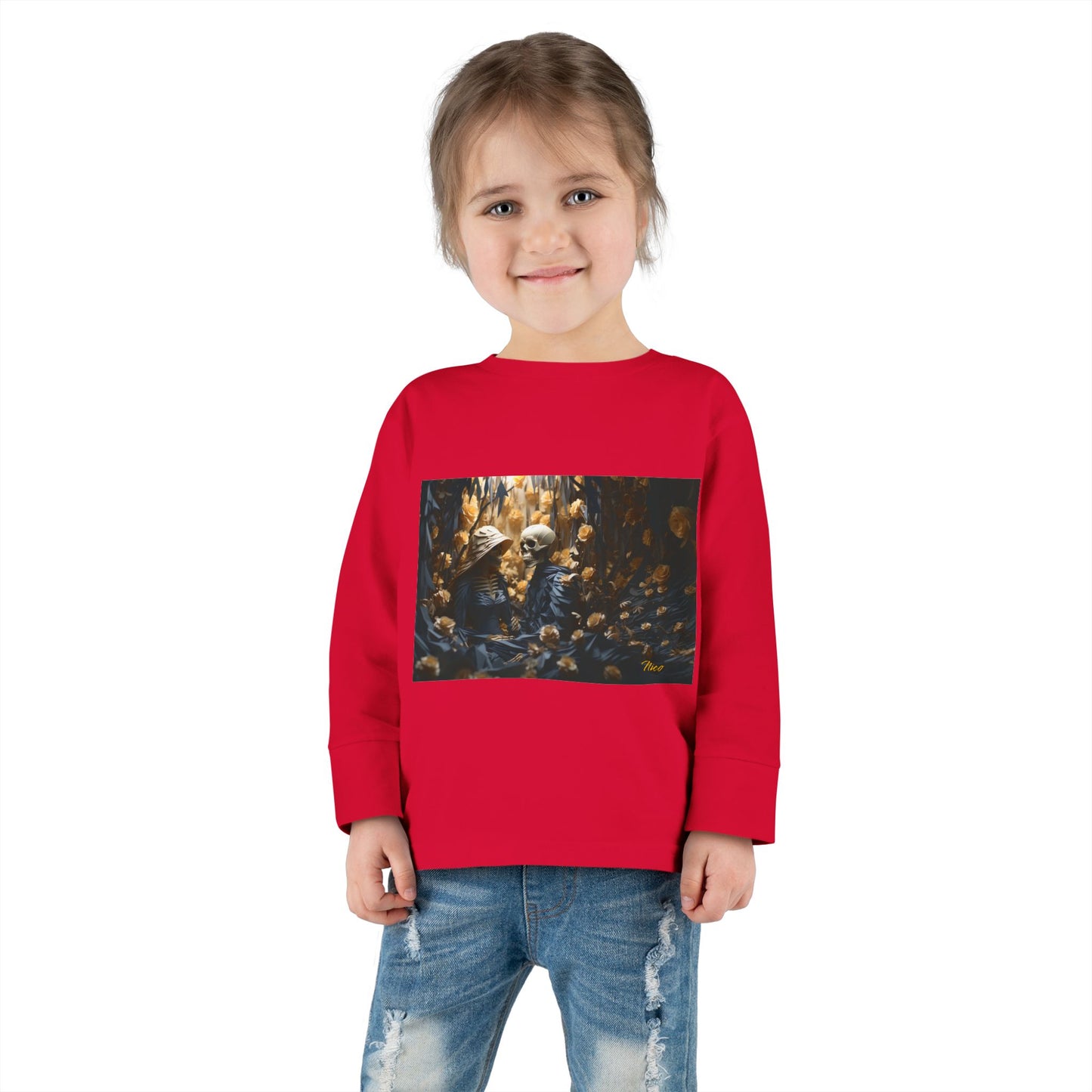 Halloween 2024 Series Print #4 Toddler Long Sleeve Tee