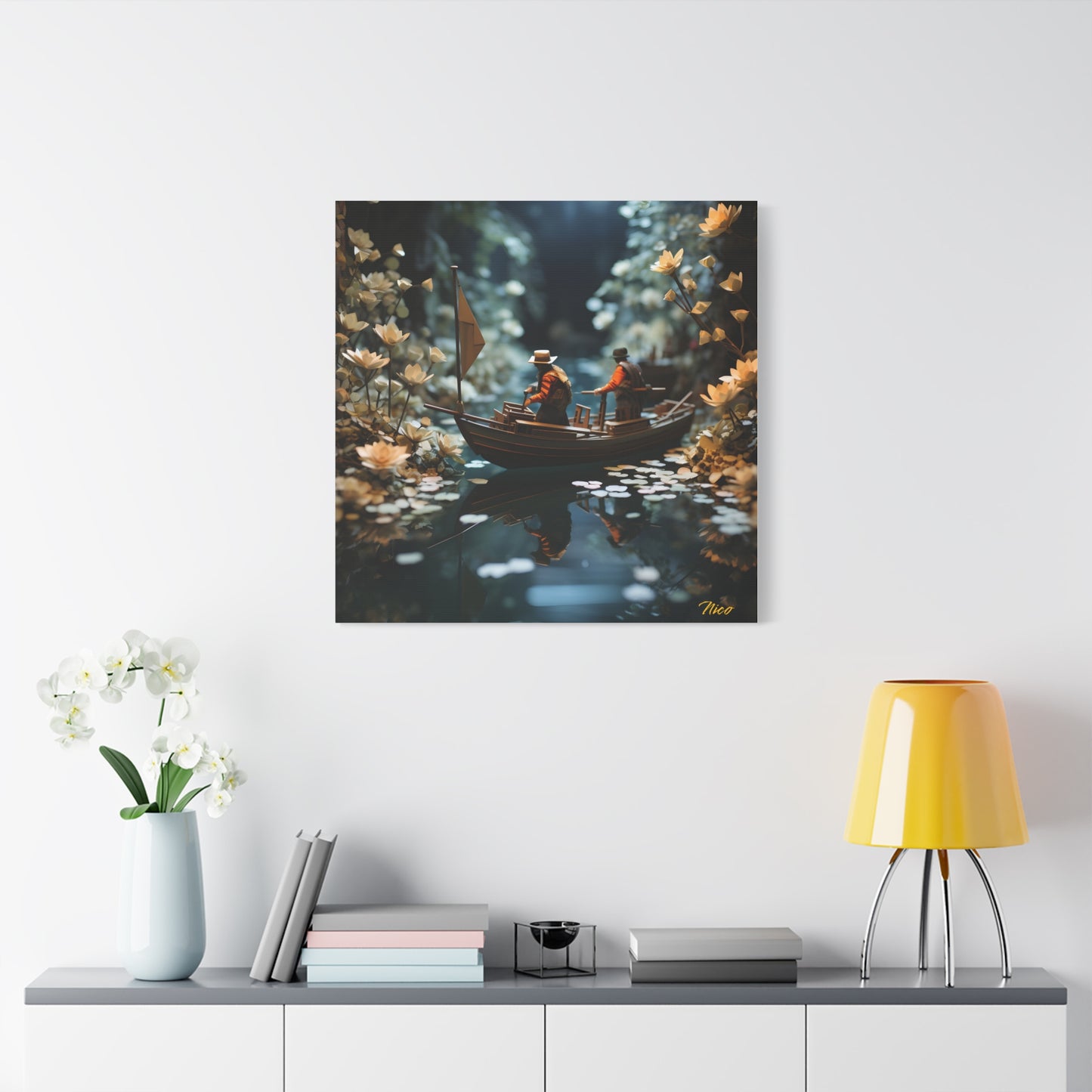 Born On A Bayou Print #10 - Streached Matte Canvas Print, 1.25" Thick