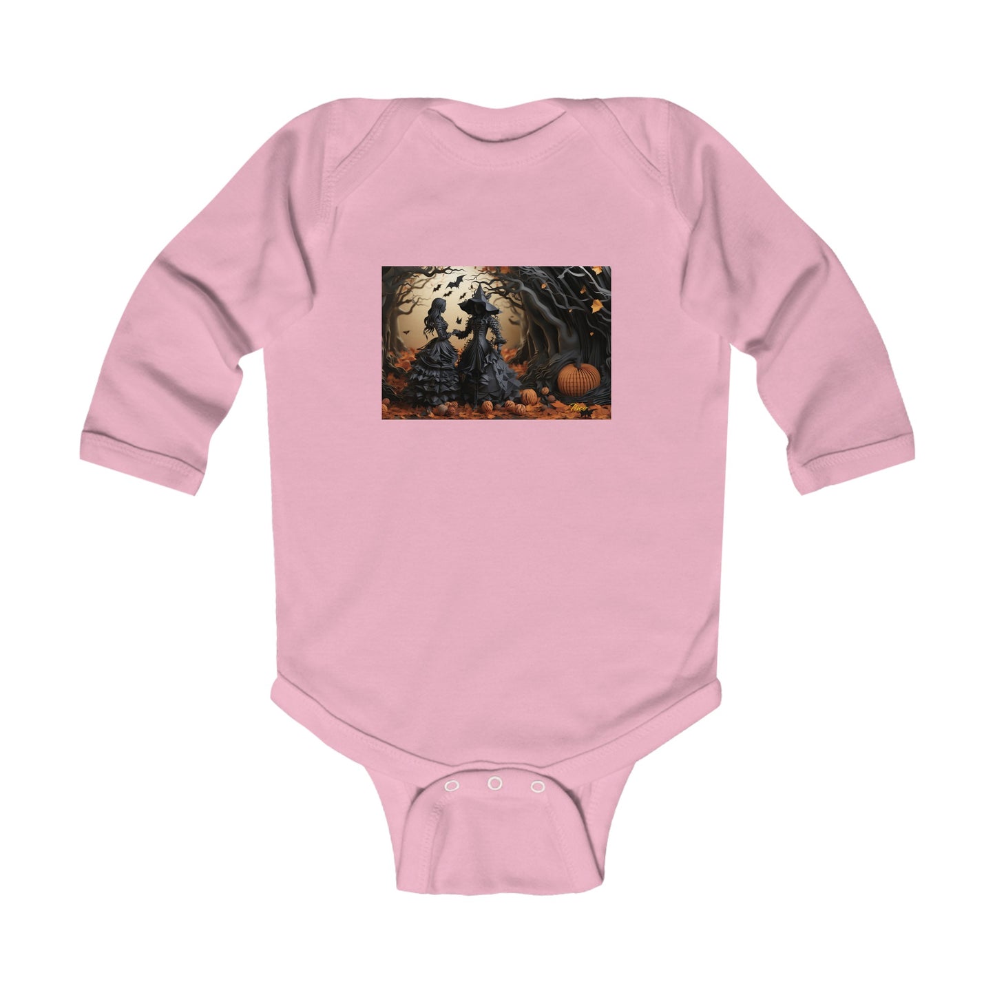 Halloween 2024 Series Print #9 Infant Long Sleeve Bodysuit