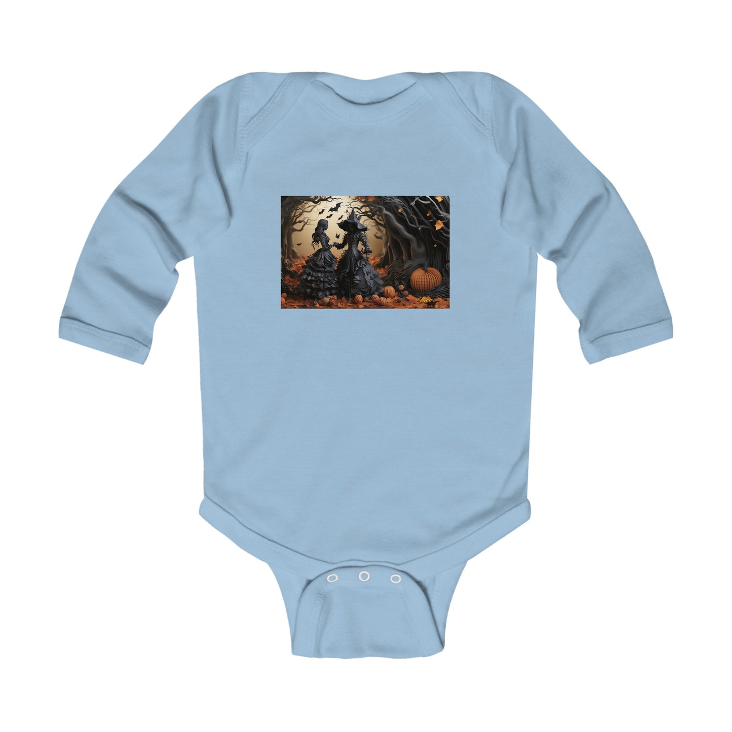 Halloween 2024 Series Print #9 Infant Long Sleeve Bodysuit